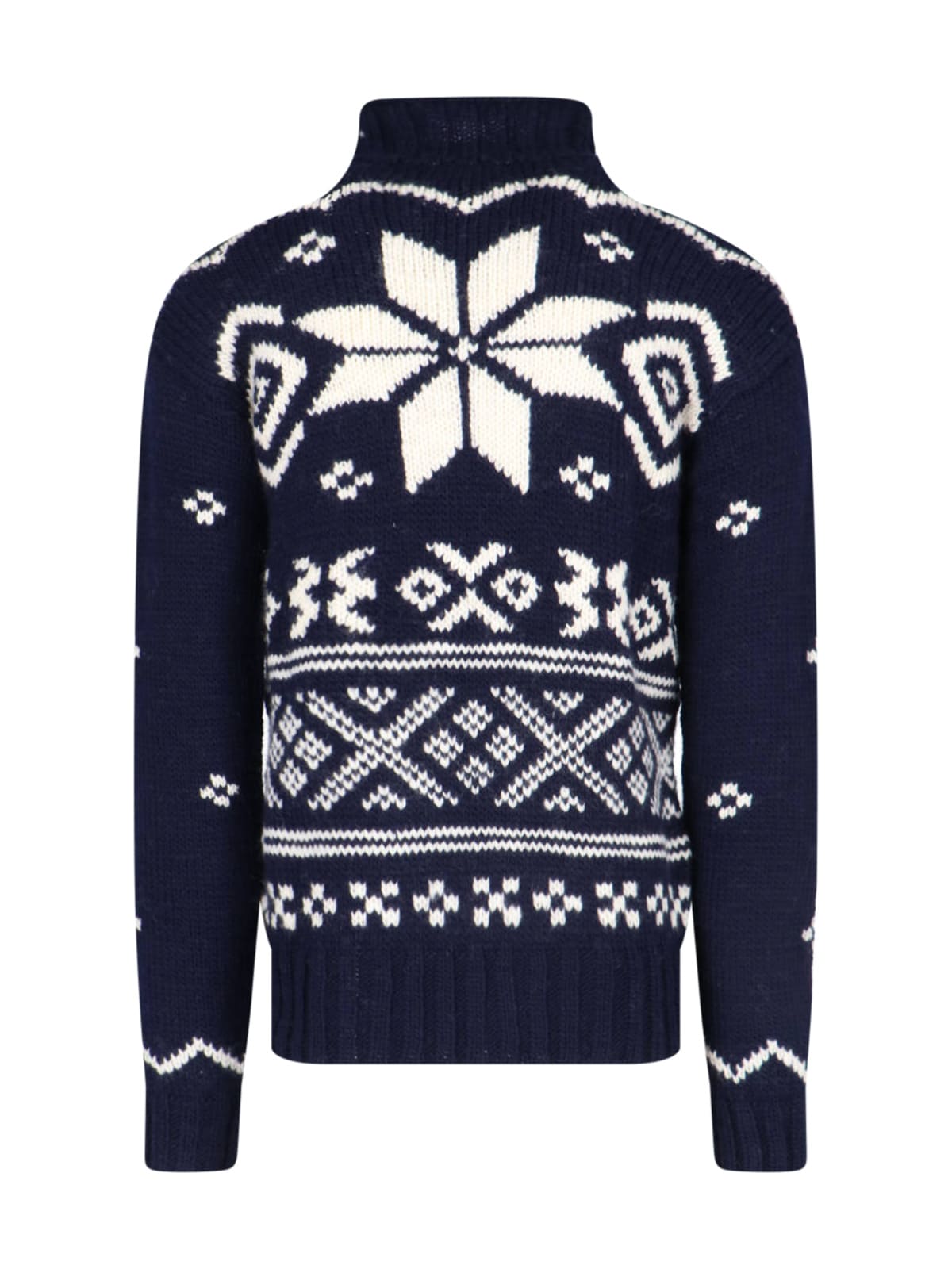 Shop Polo Ralph Lauren Fair Isle Sweater In Blue