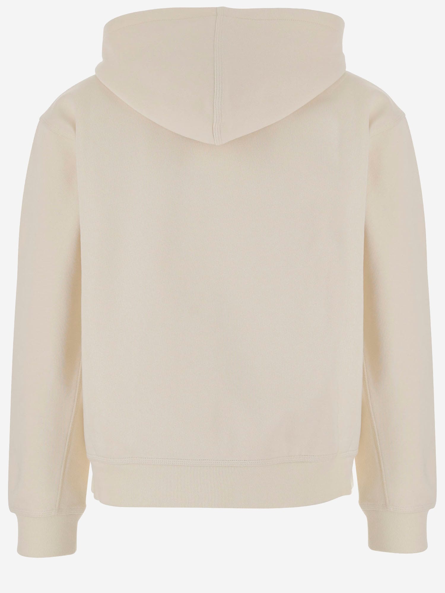Carhartt Work In Progress American Script Cotton Blend Hoodie In Neutral
