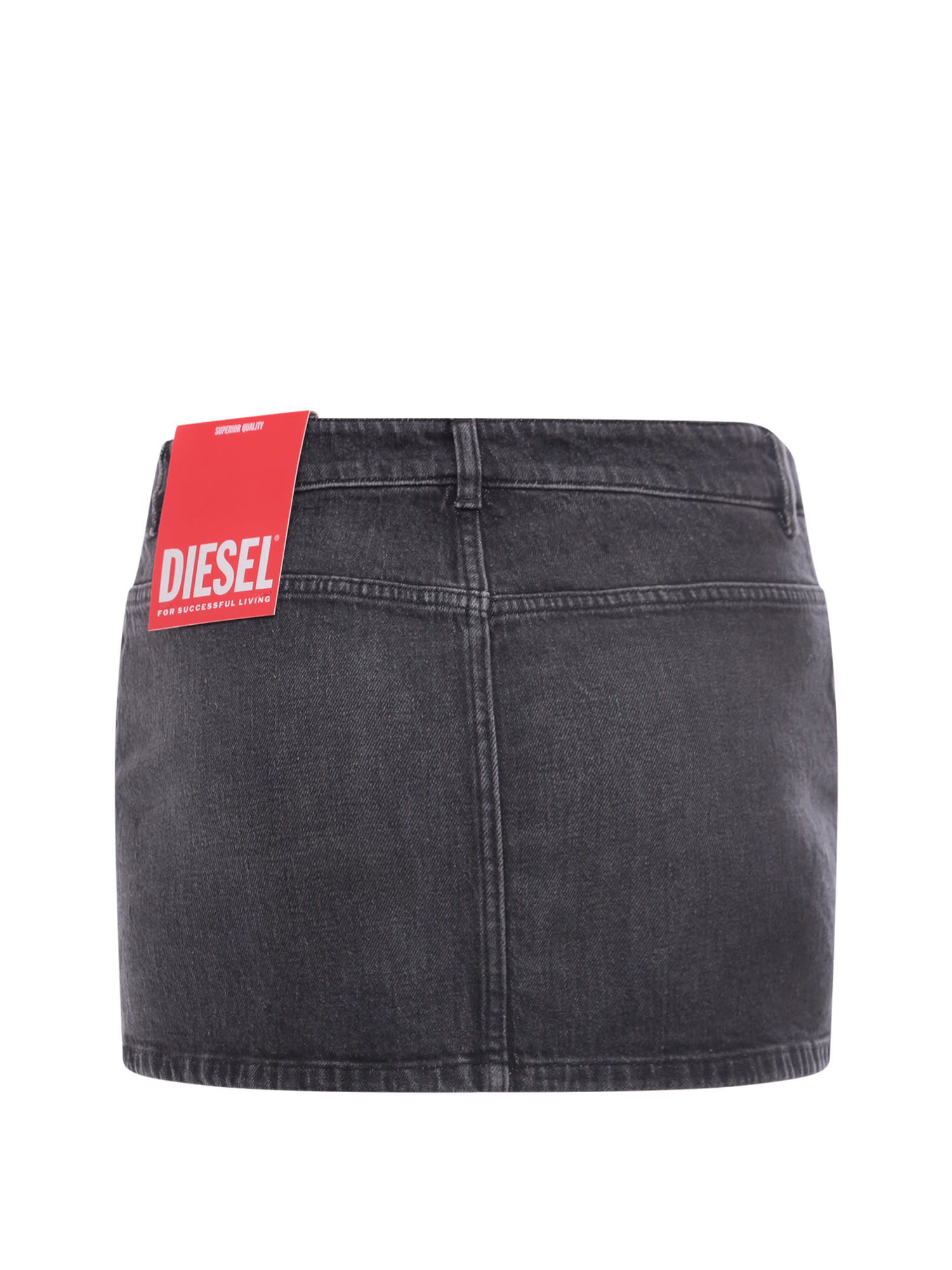 Shop Diesel De-ron Skirt In Black