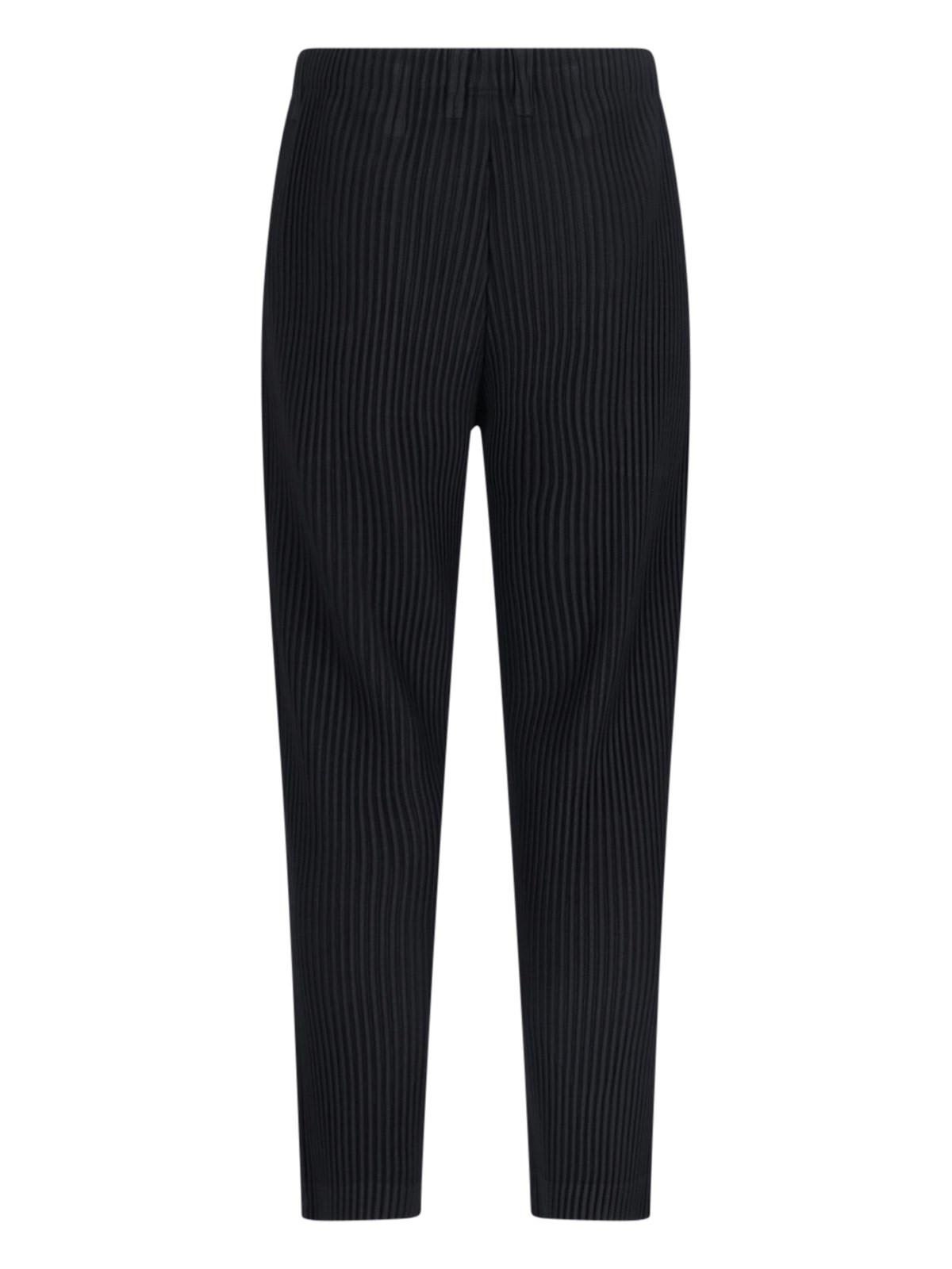 Shop Issey Miyake Pleated Pants In Black