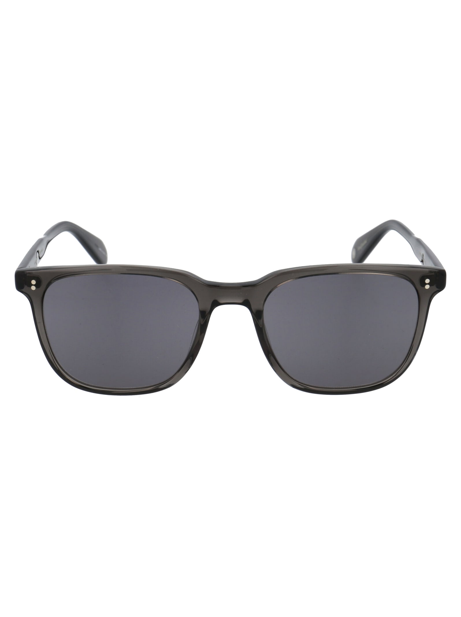 Garrett Leight Emperor Sunglasses In Grey Crystal