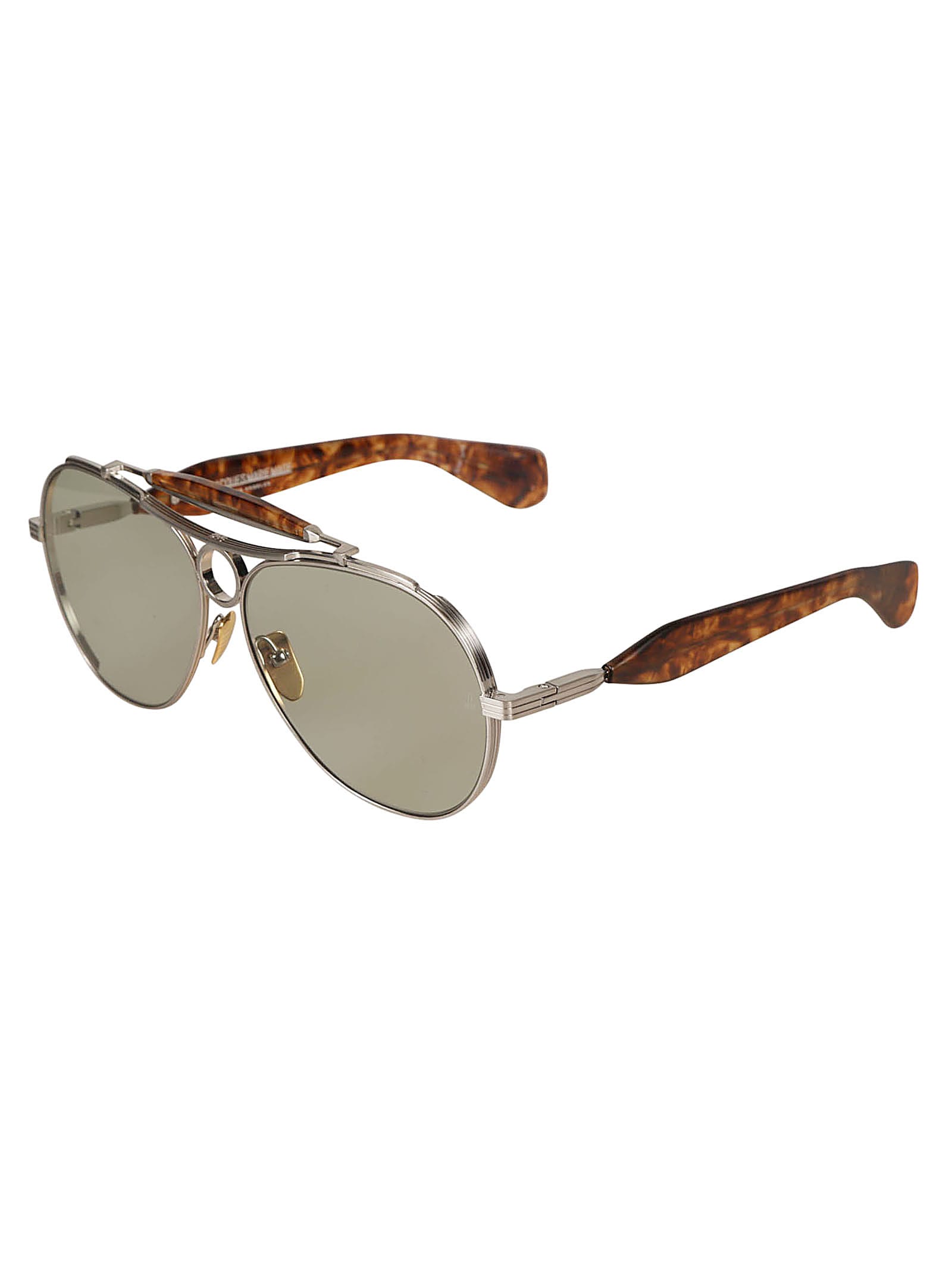 Shop Jacques Marie Mage Aspen Sunglasses Sunglasses In Silver