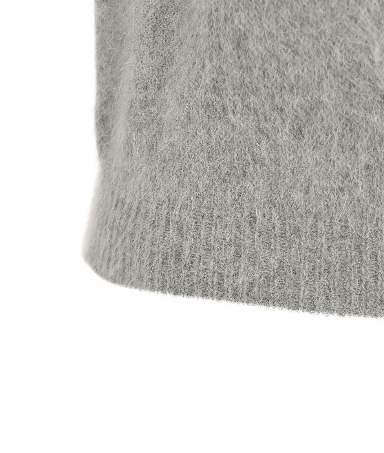 Shop Roberto Collina Crewneck Knit Tank Top In Grey