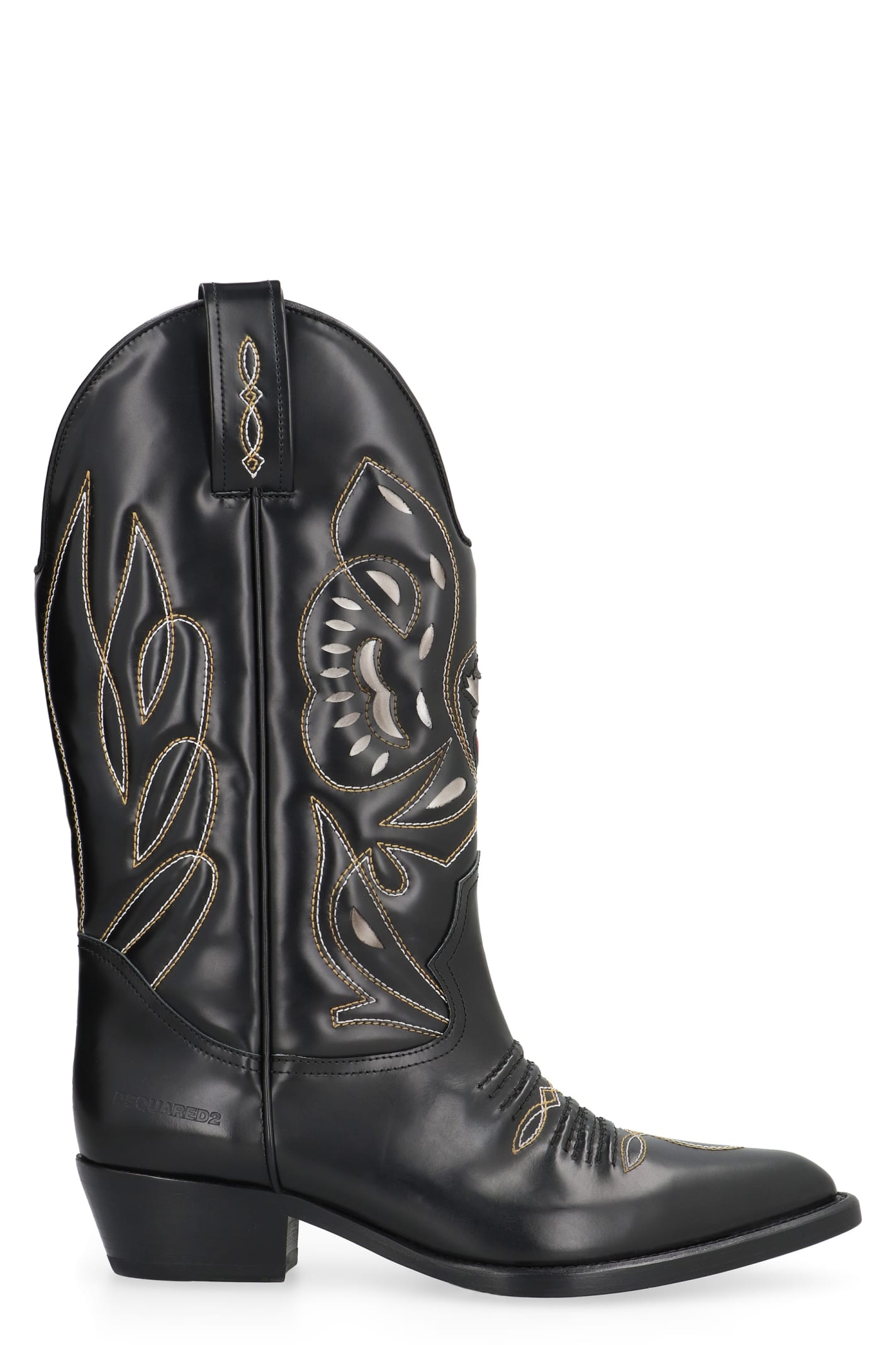 Shop Dsquared2 Western-style Boots In Black