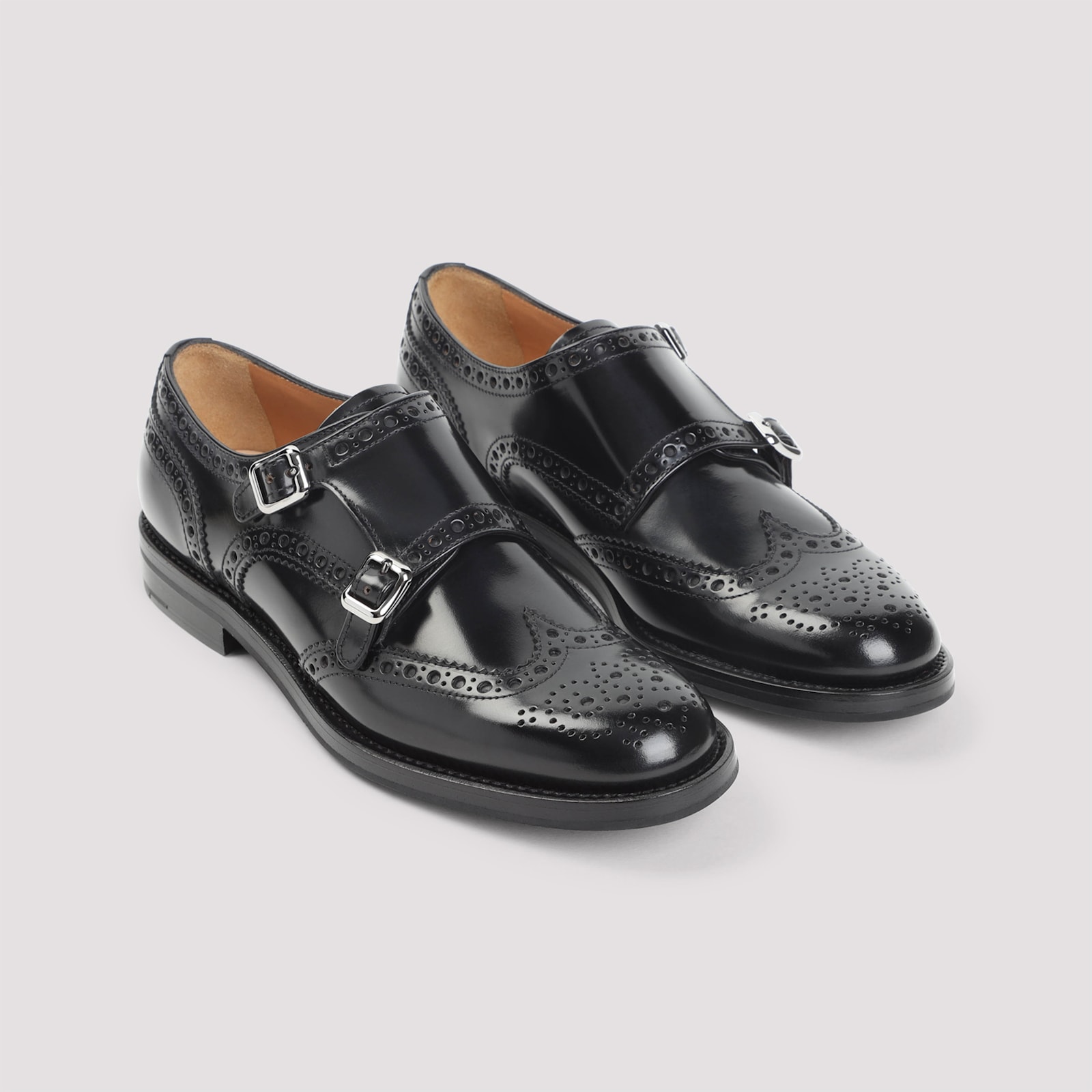 Church's Monk-strap Full Brogue Shoes