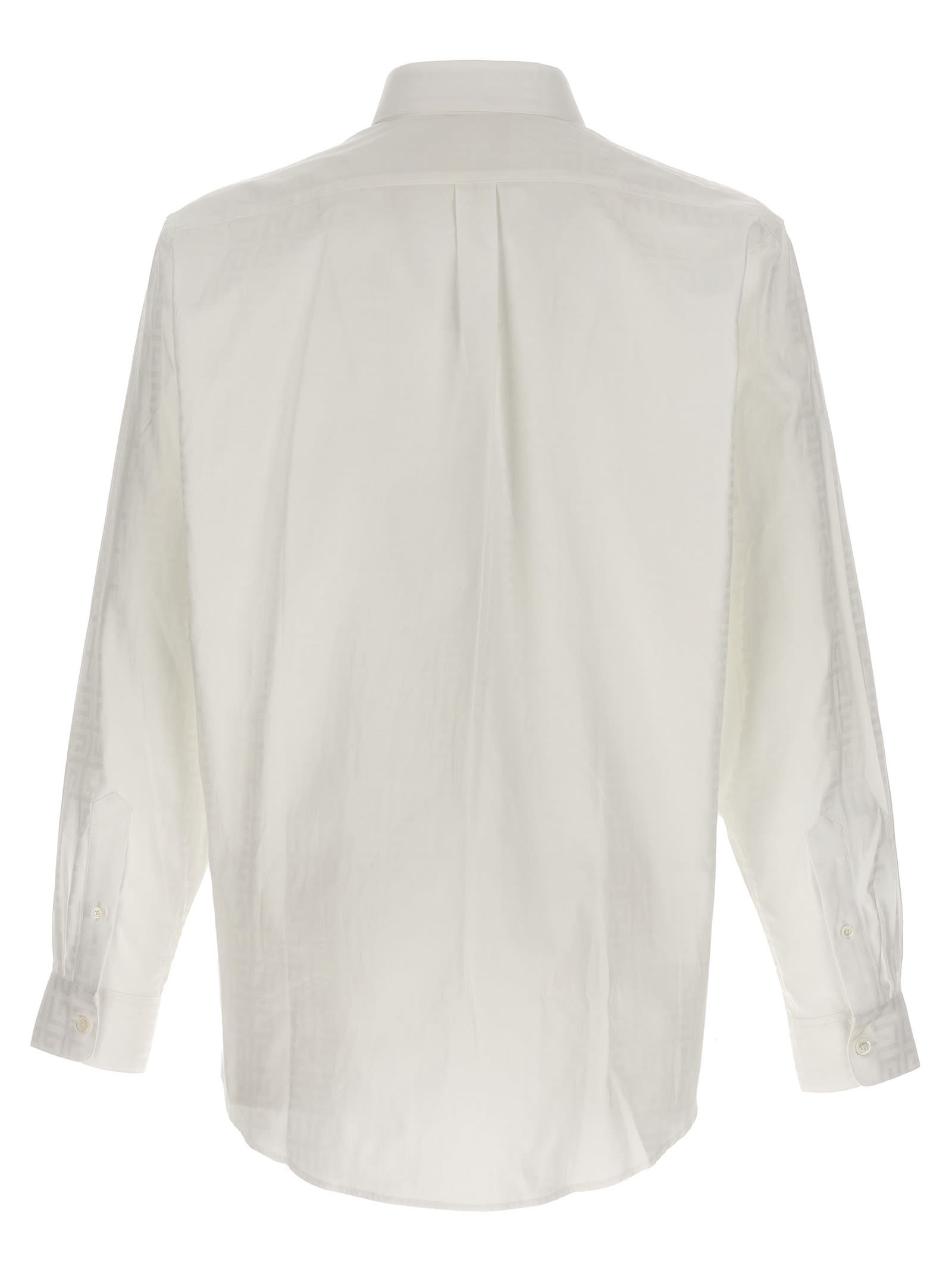 Givenchy Grey 4g Shirt In White