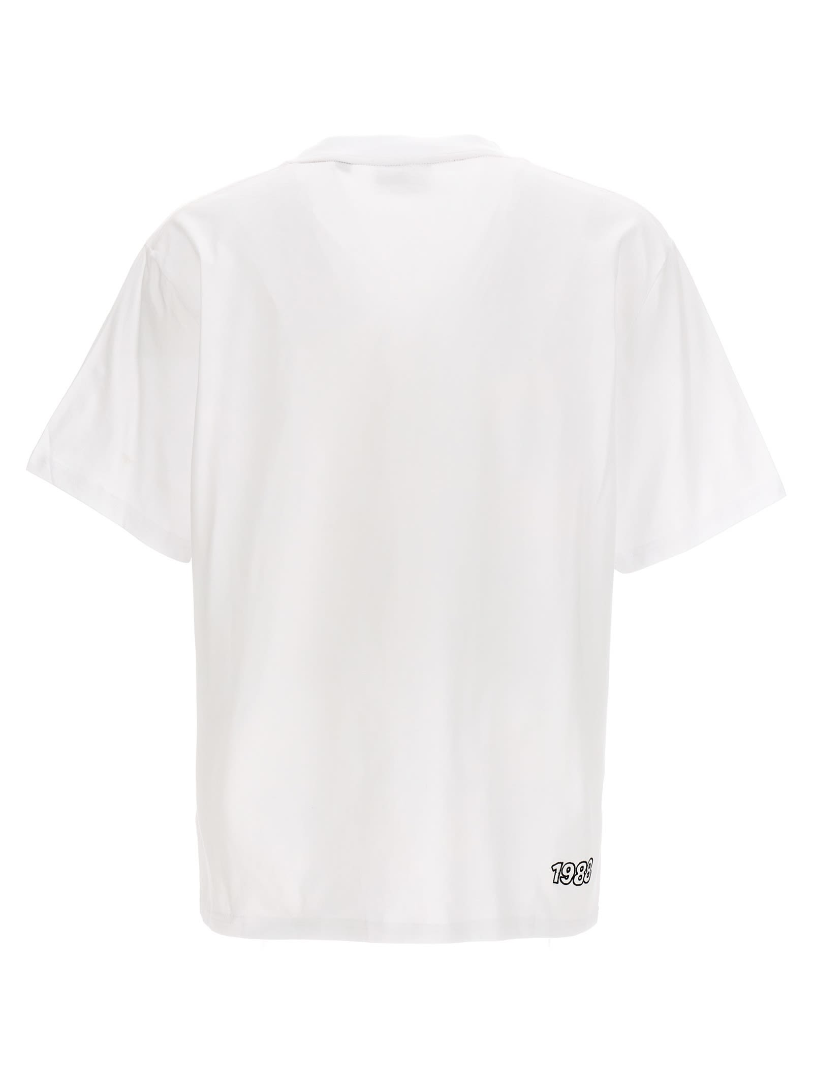 Shop Gcds Printed T-shirt In White