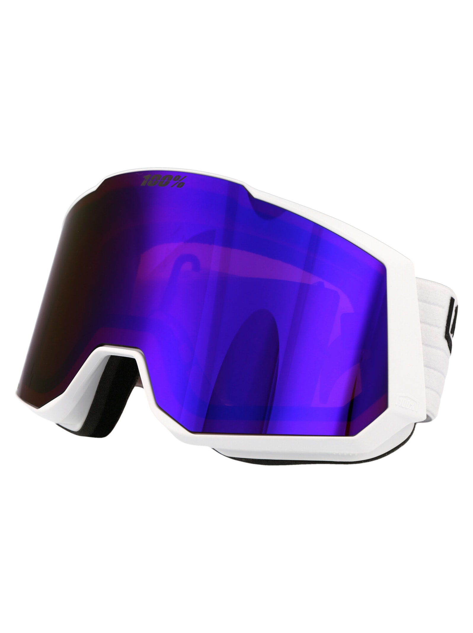 Shop 100% Snowcraft Xl Sunglasses In White / Violet