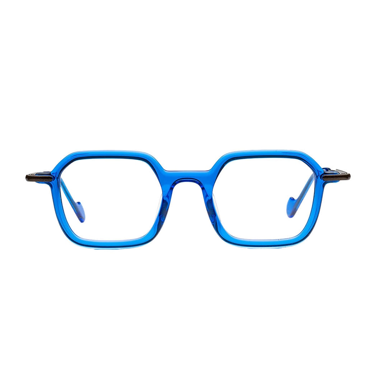 Matttew Fruity 1867 Blu Marrone Glasses In Blue