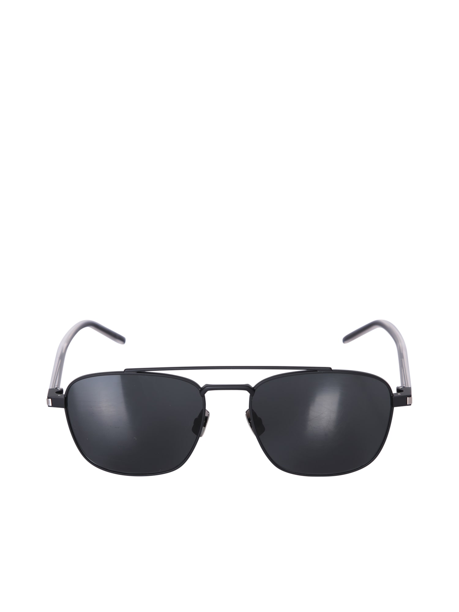 Shop Saint Laurent Sl 655 Black Sunglasses