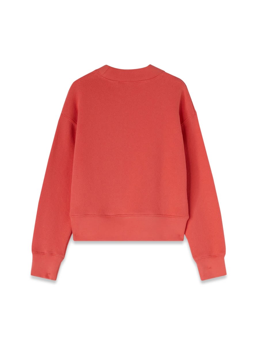 Palm Angels Crewneck Sweatshirt In Red