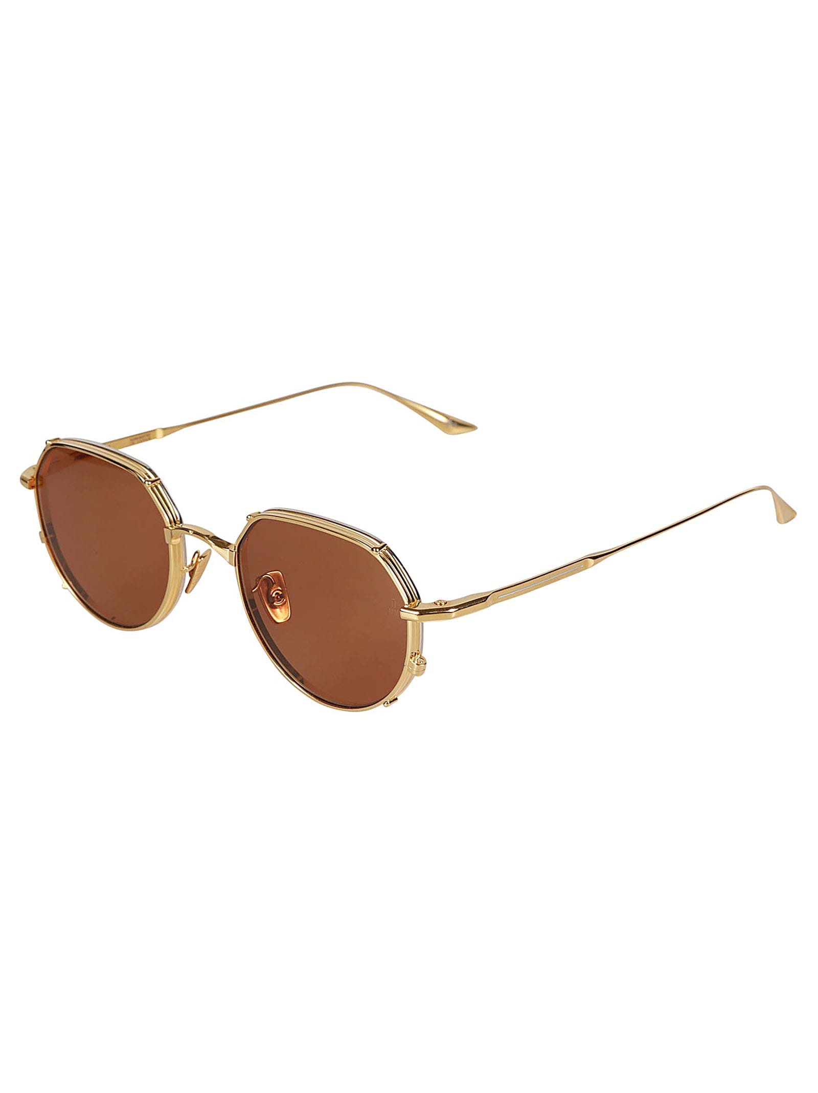 Shop Jacques Marie Mage Hartana Sunglasses Sunglasses In Gold
