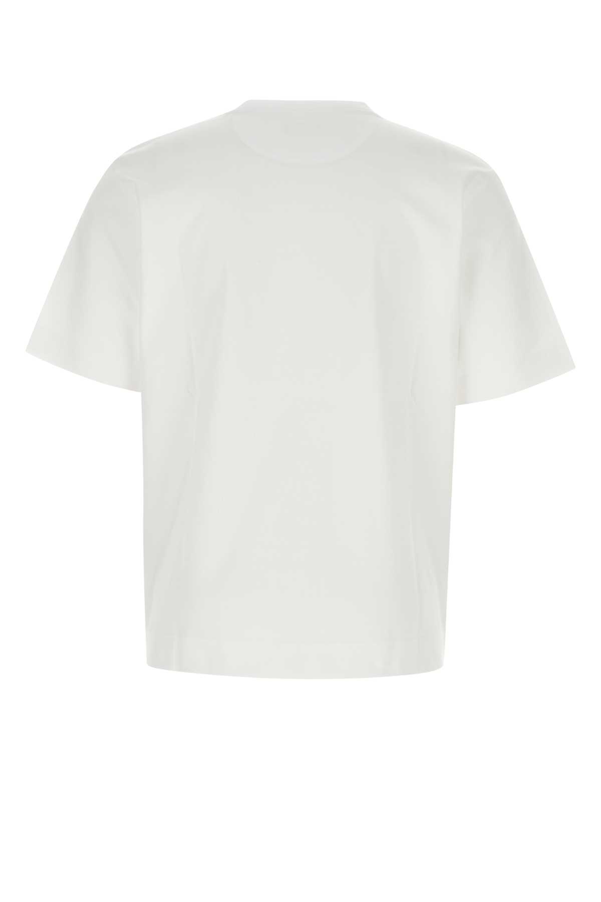 Fendi White Cotton T-shirt