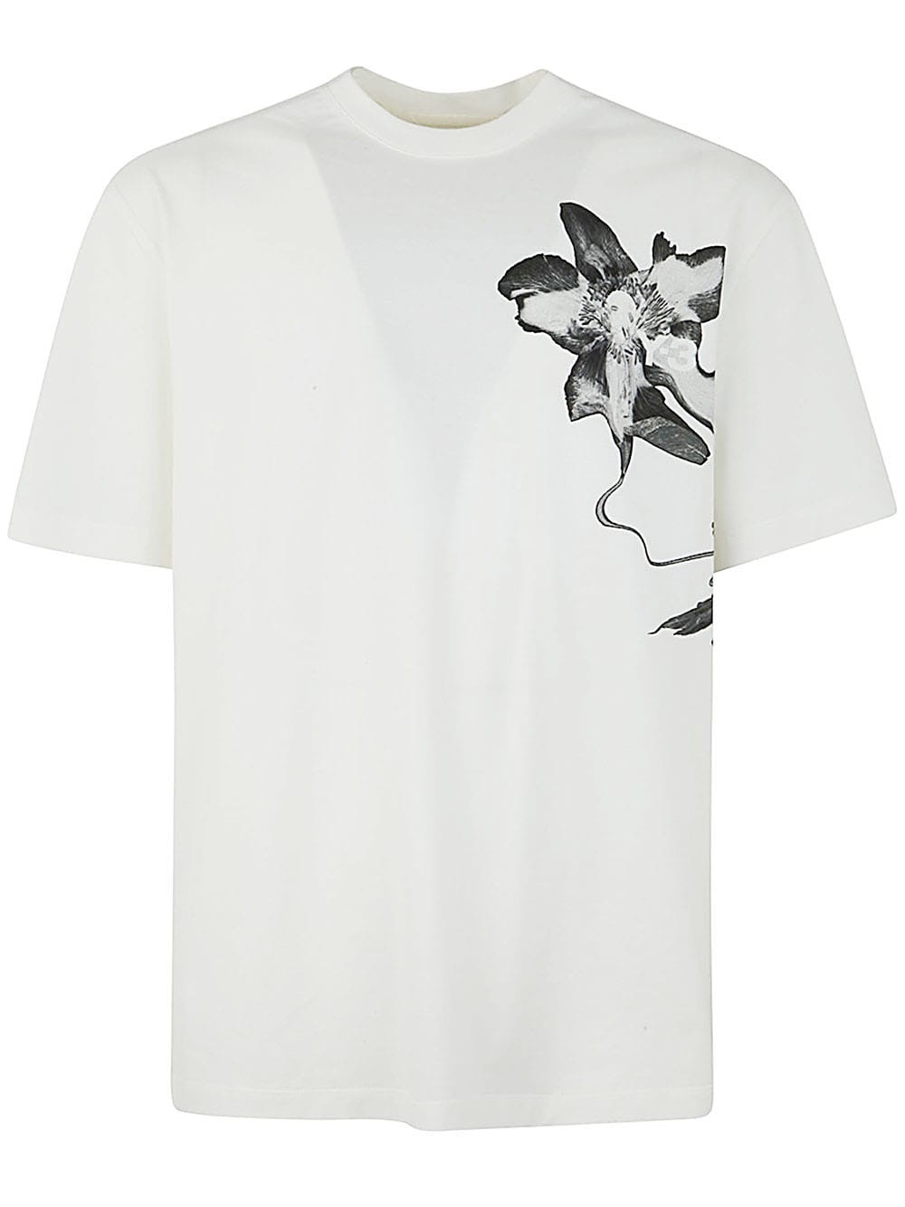 Shop Y-3 Gfx Short Sleeve Tee 1 In Off White