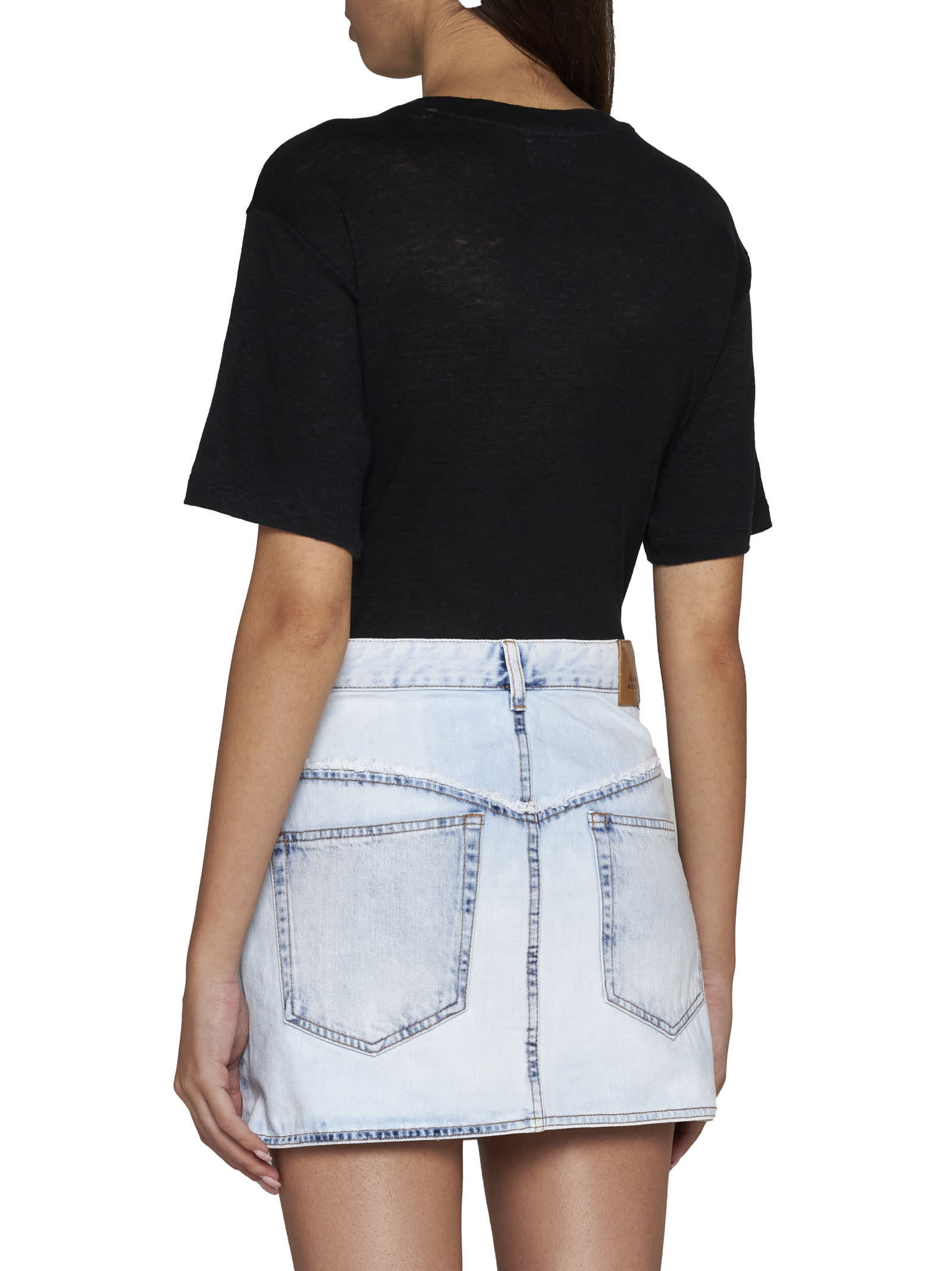 Shop Isabel Marant Skirt In Blue