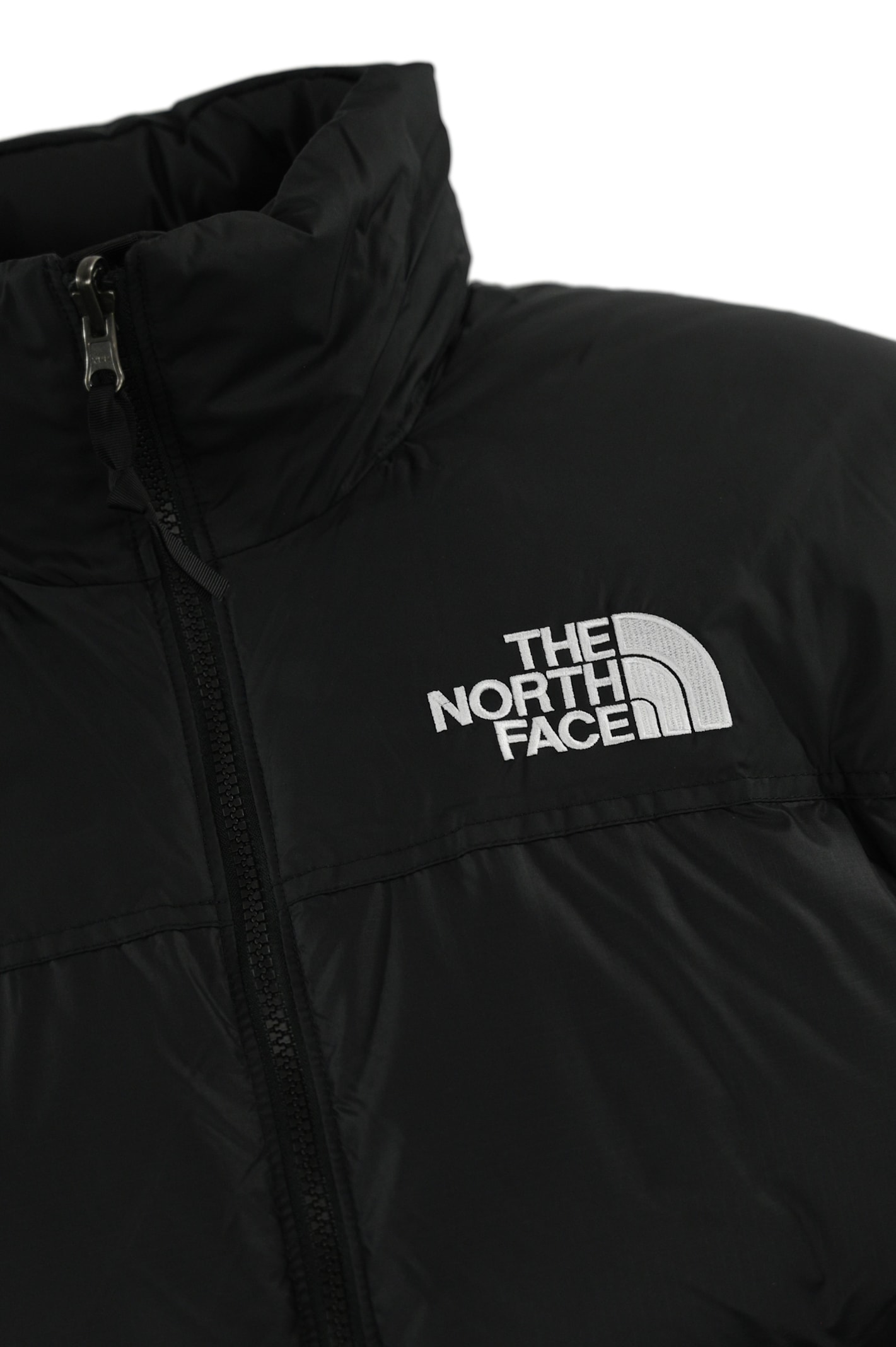 Shop The North Face Retro Nuptse Jacket 1996 In Navy/grey