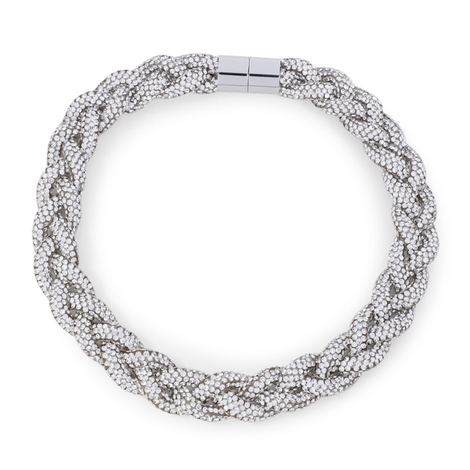 Shop Isabel Marant Brass Choker Necklace In Trsi Trasparent Silver