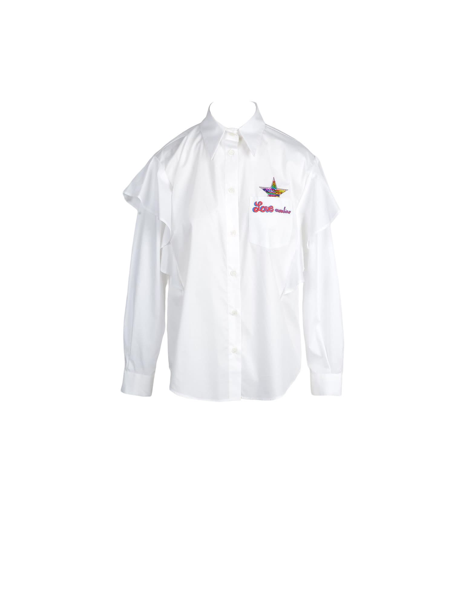 Love Moschino Womens White Shirt
