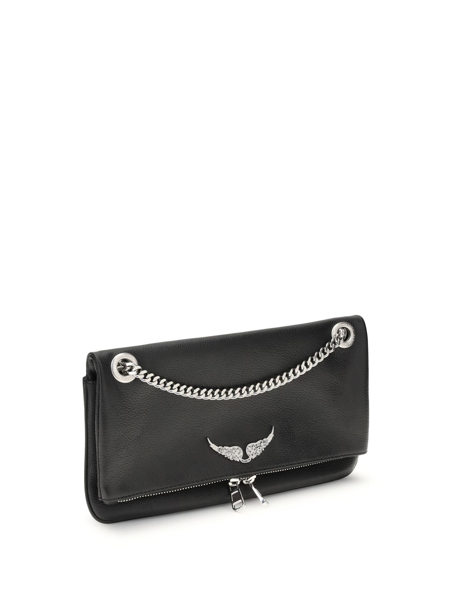 Zadig & Voltaire Rock Ii Shoulder Bag In Black