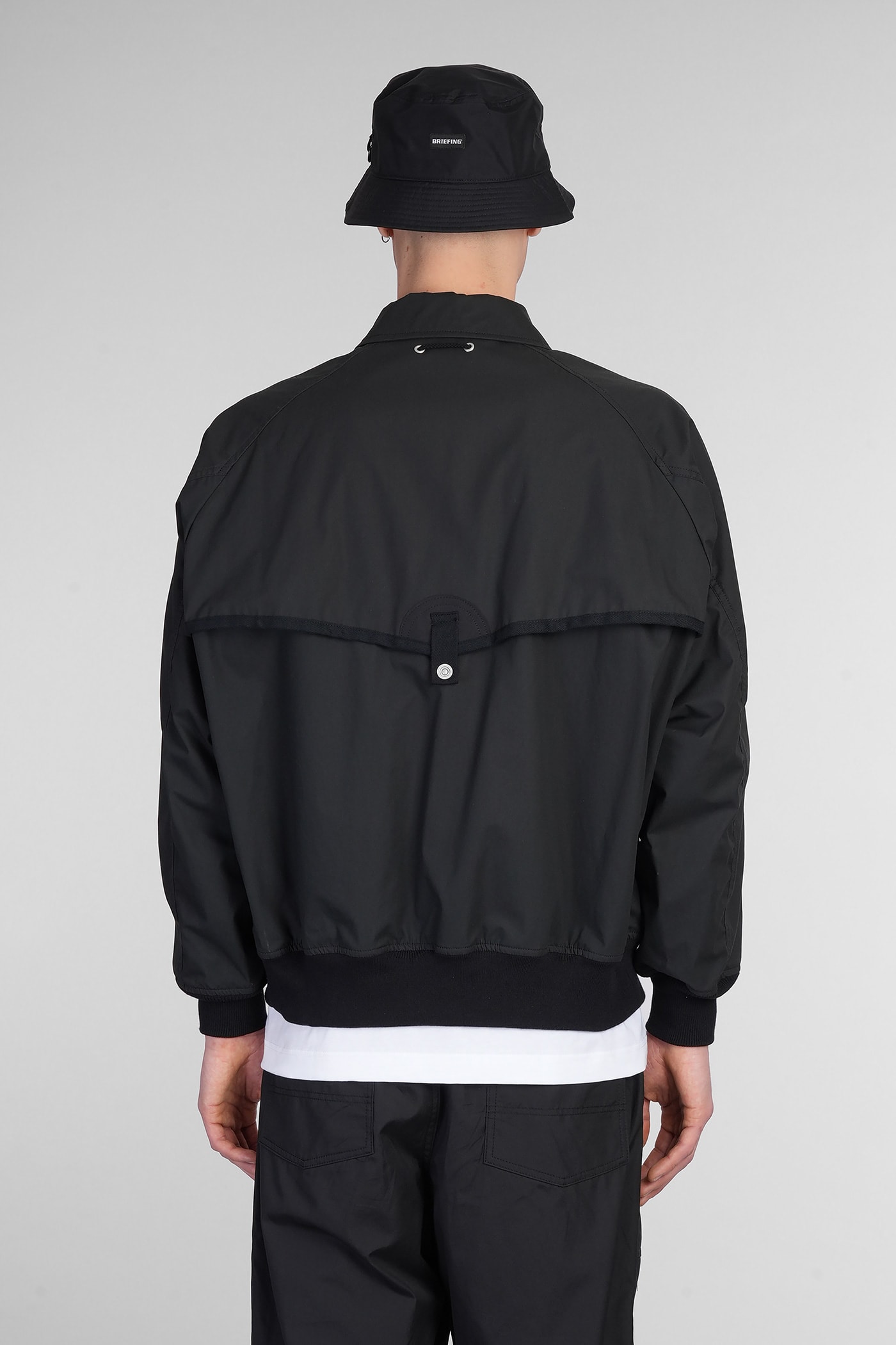 Comme Des Garçons Homme Deux Bomberjacke Aus Baumwolle In Black
