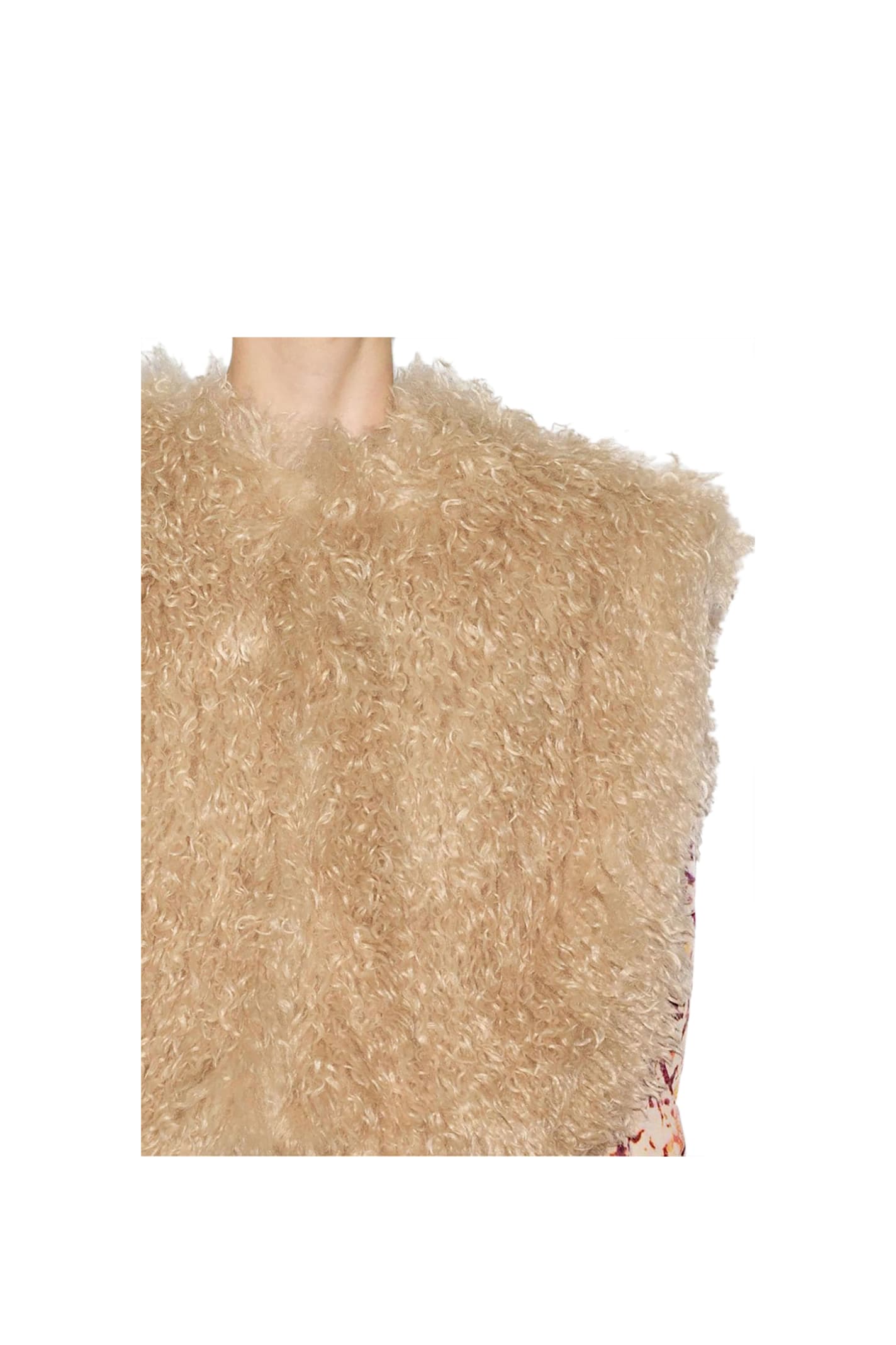 Shop Isabel Marant Florane Vest In Beige