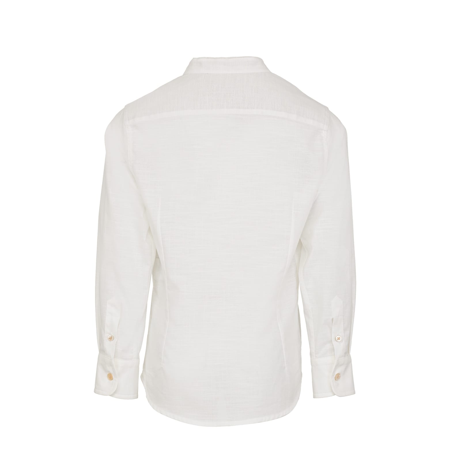 Shop Eleventy Semi-transparent Shirt In White