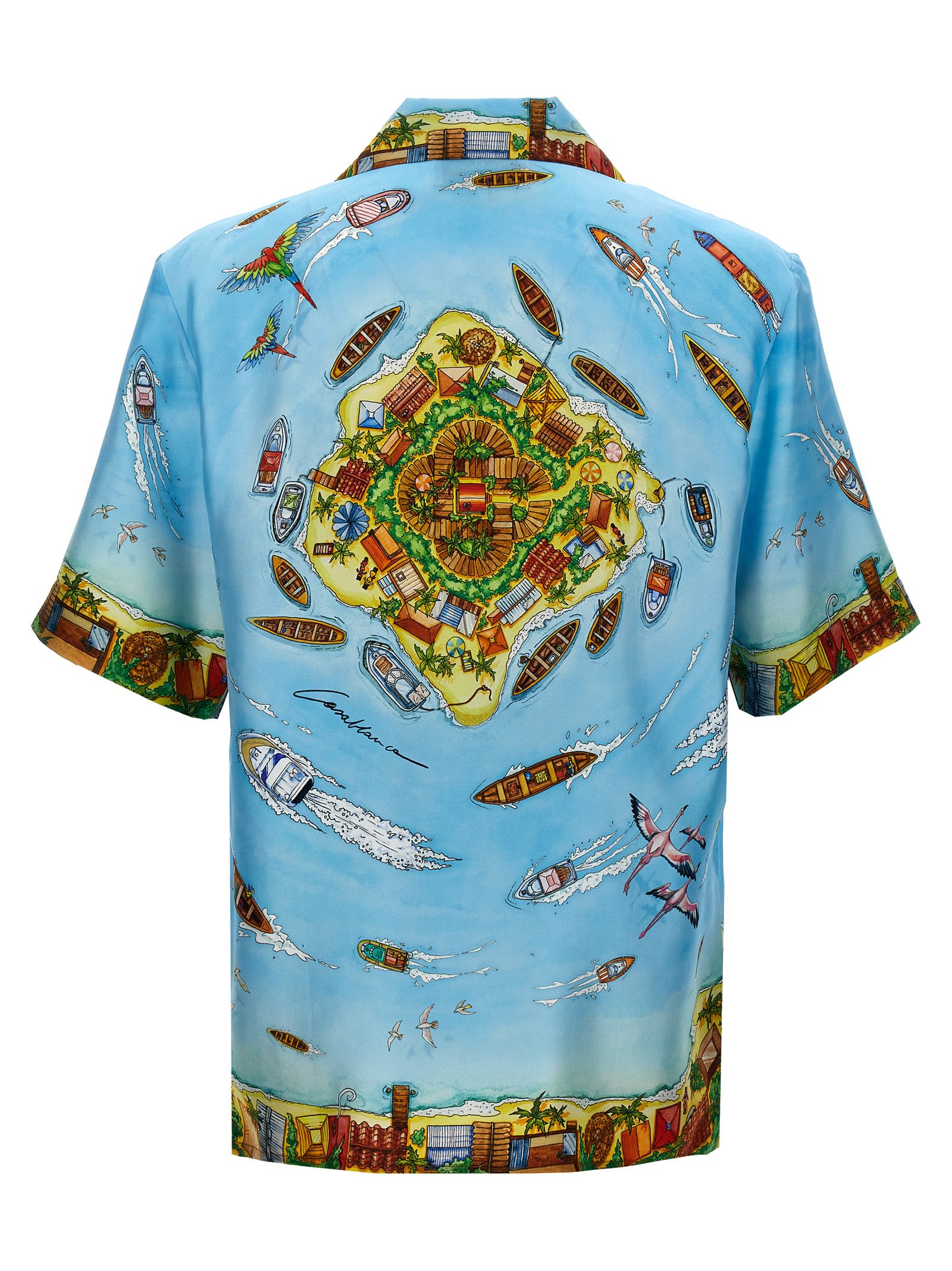 Shop Casablanca Maison Sur Piloti Shirt In Multicolor