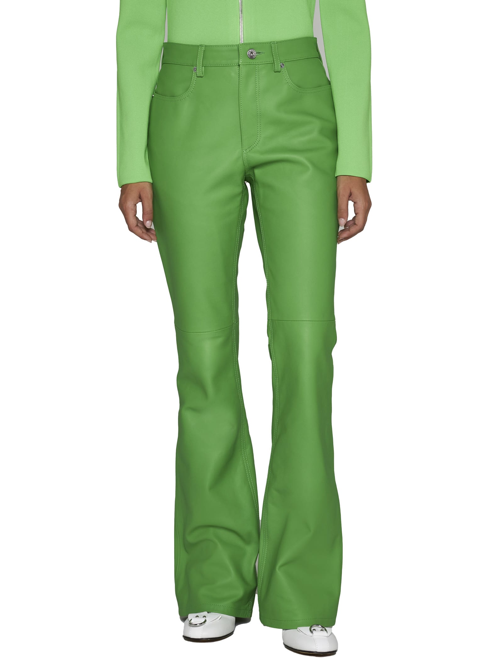 Shop Jw Anderson Pants In Green