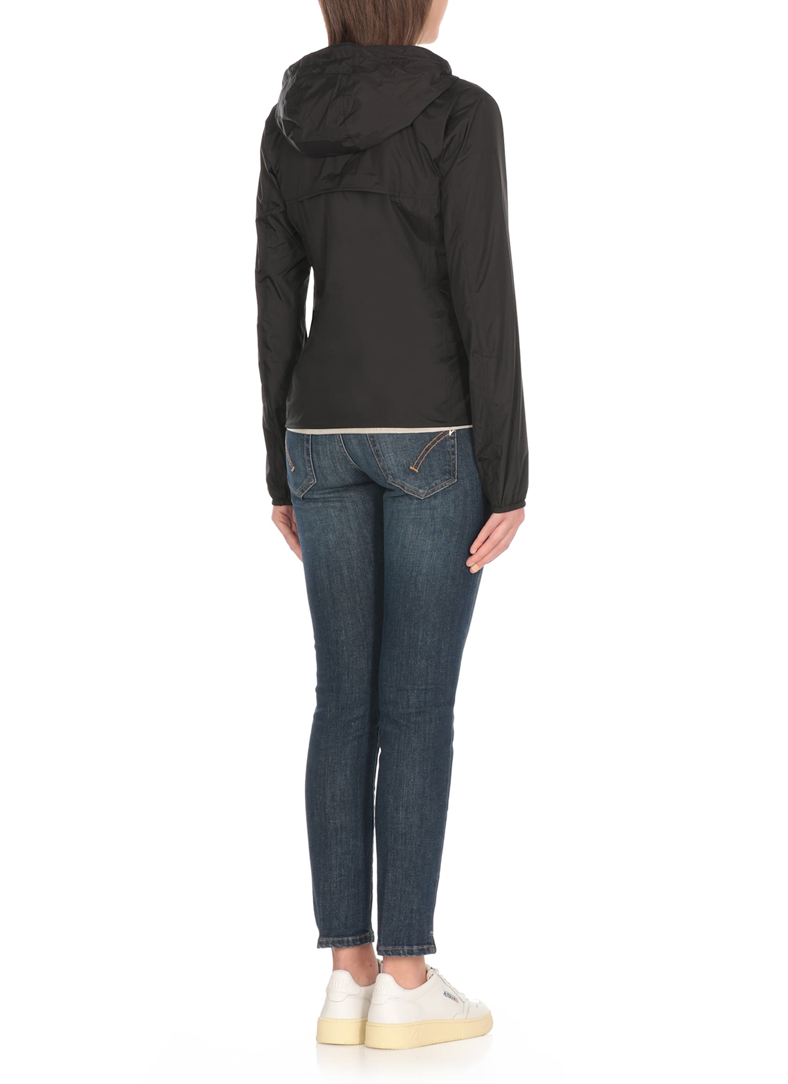 K-way Lily Eco Plus Double Jacket In Black