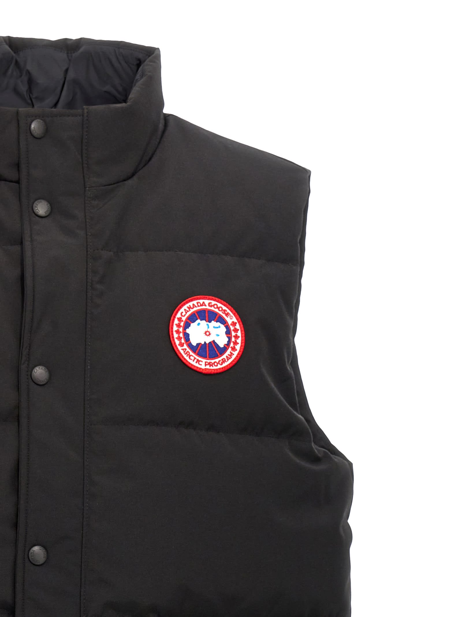 Shop Canada Goose Freestyle Vest In Black