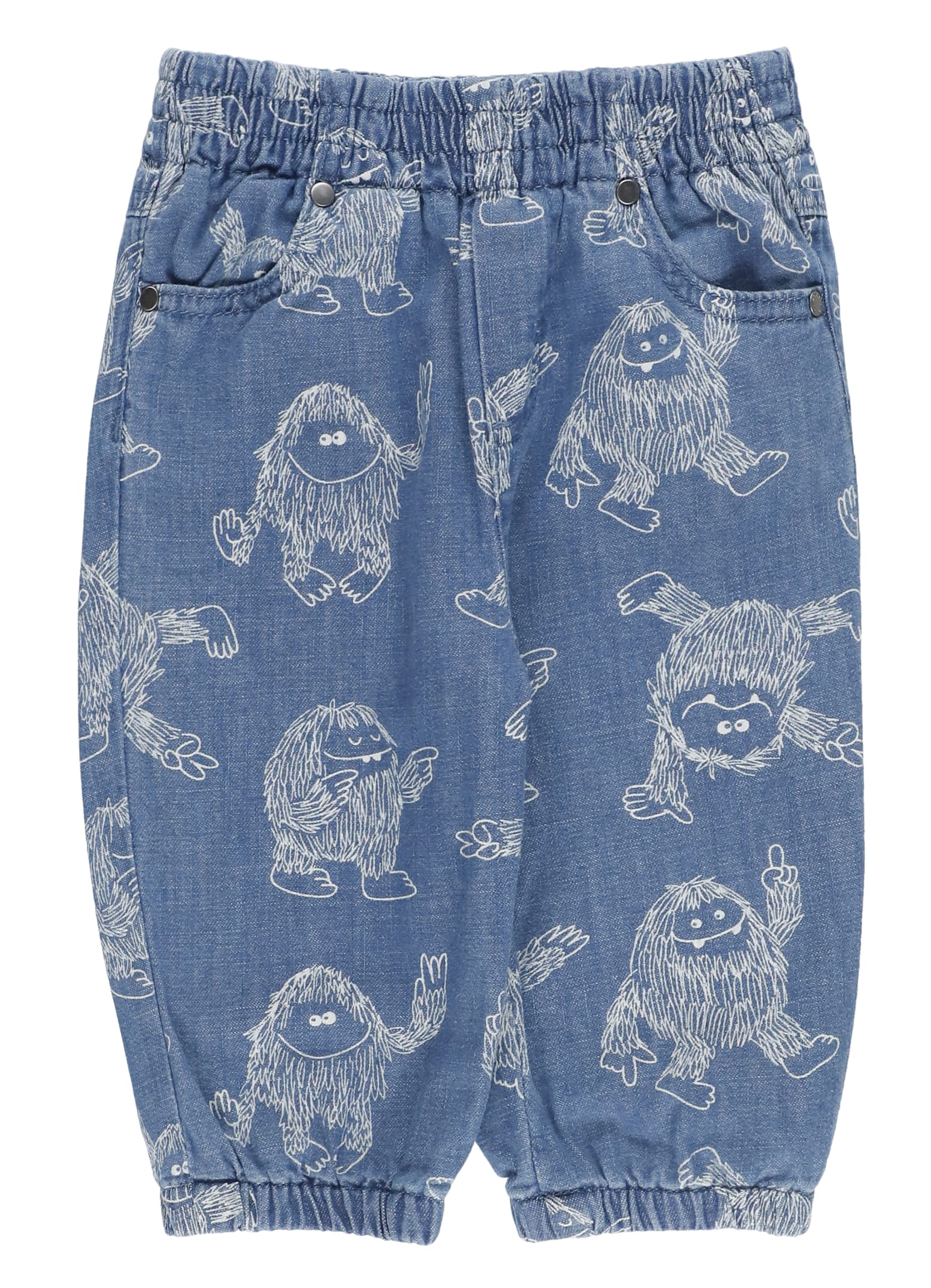 Stella Mccartney Jeans With Pattern In Blue