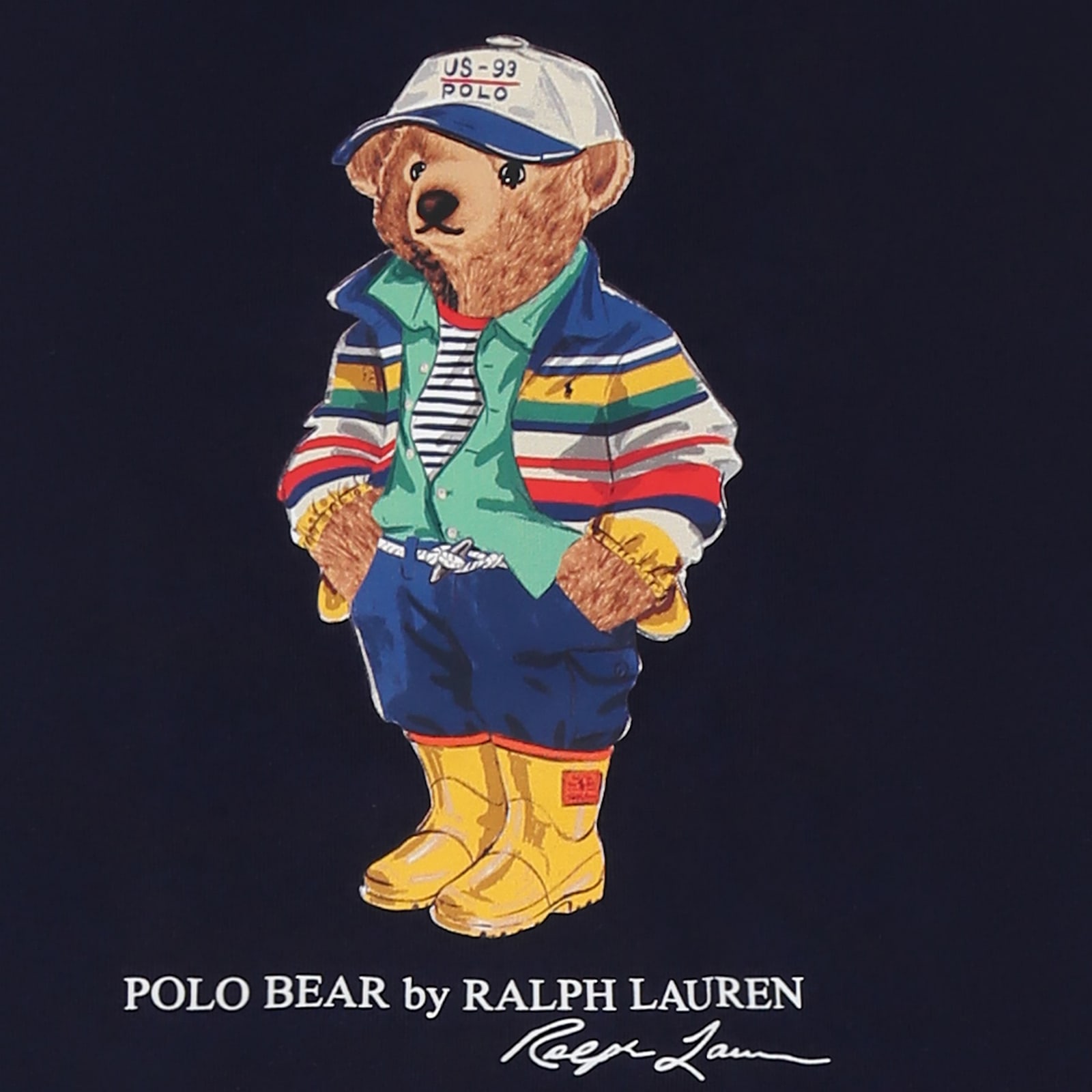 Polo Ralph Lauren Multicolor Suit For Baby Boy With Polo Bear In Multicolor