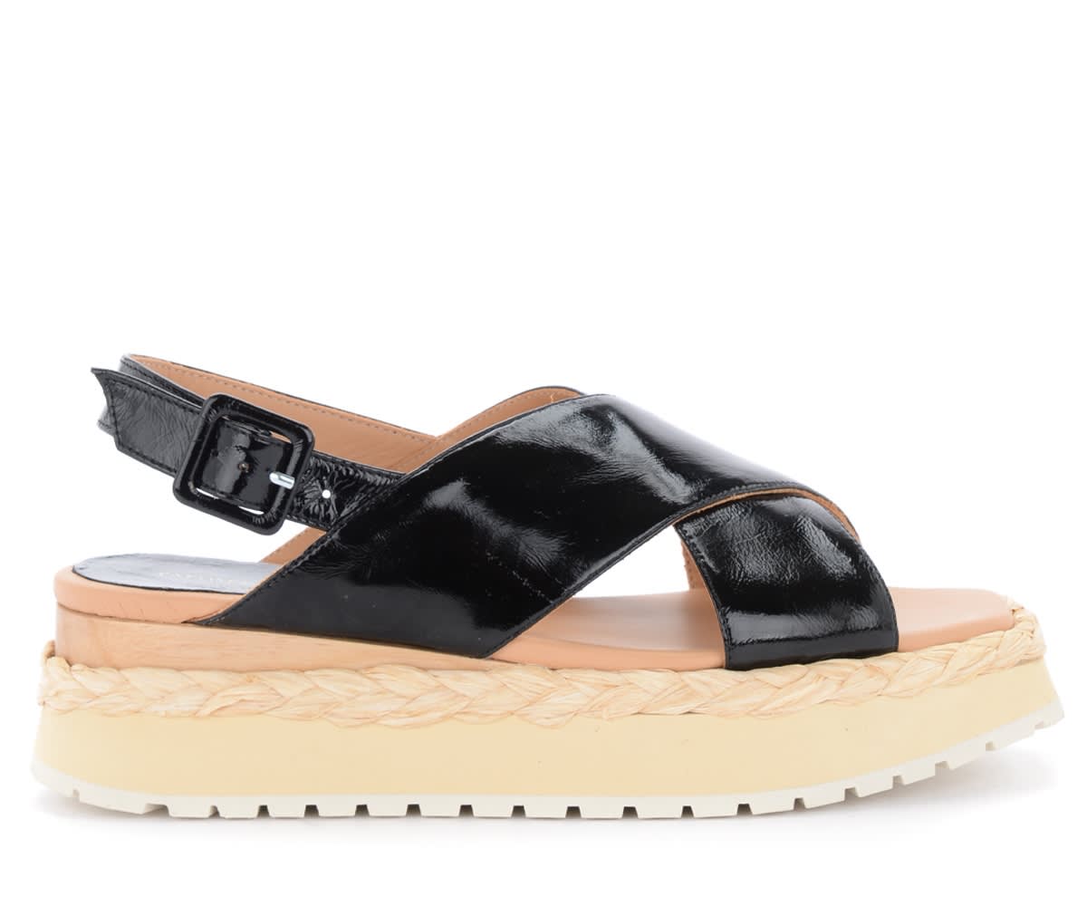Paloma Barceló Anambei Sandals In Black Leather
