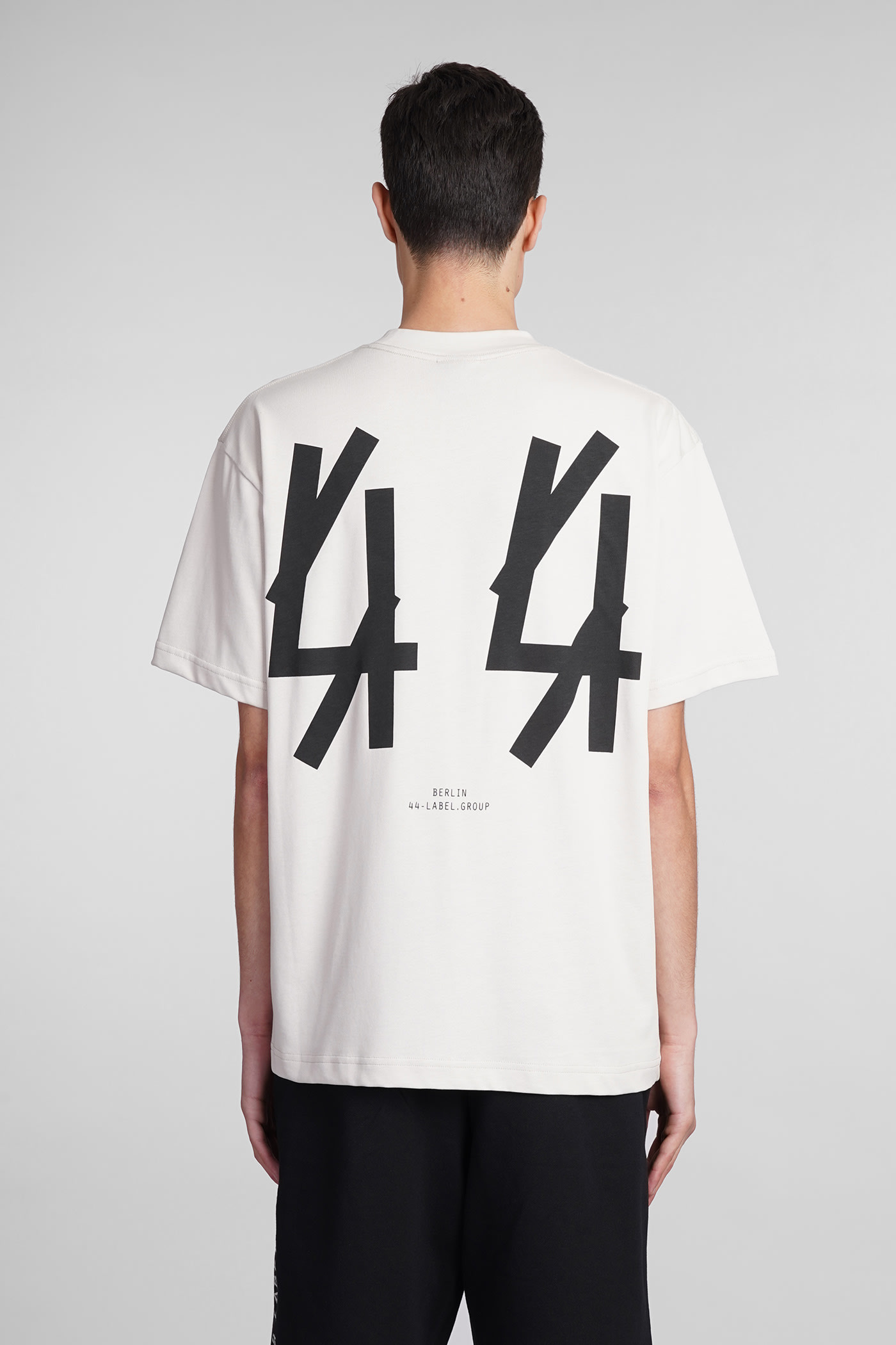 Shop 44 Label Group T-shirt In Beige Cotton