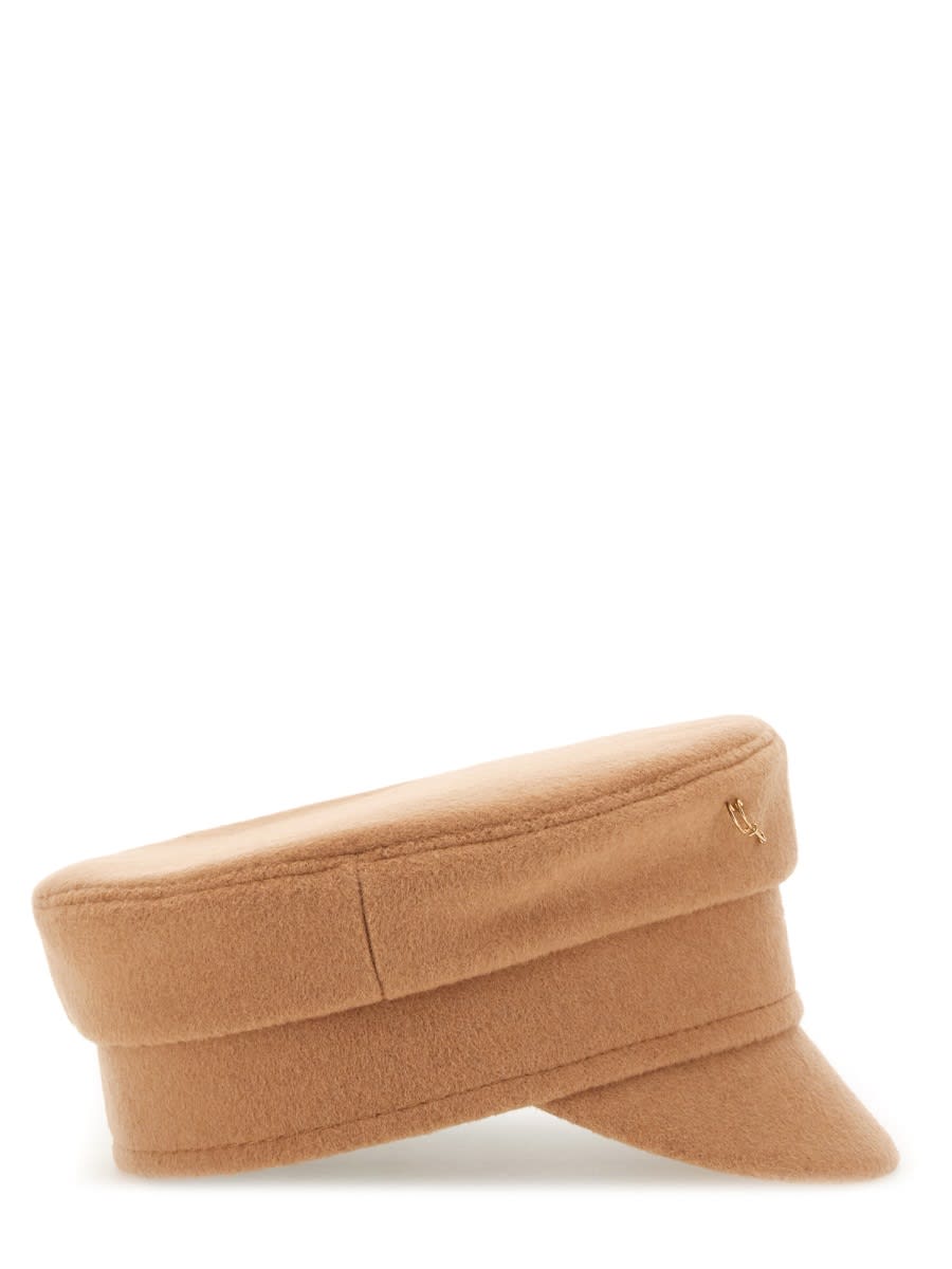 Ruslan Baginskiy Beige Wool Hat In Brown