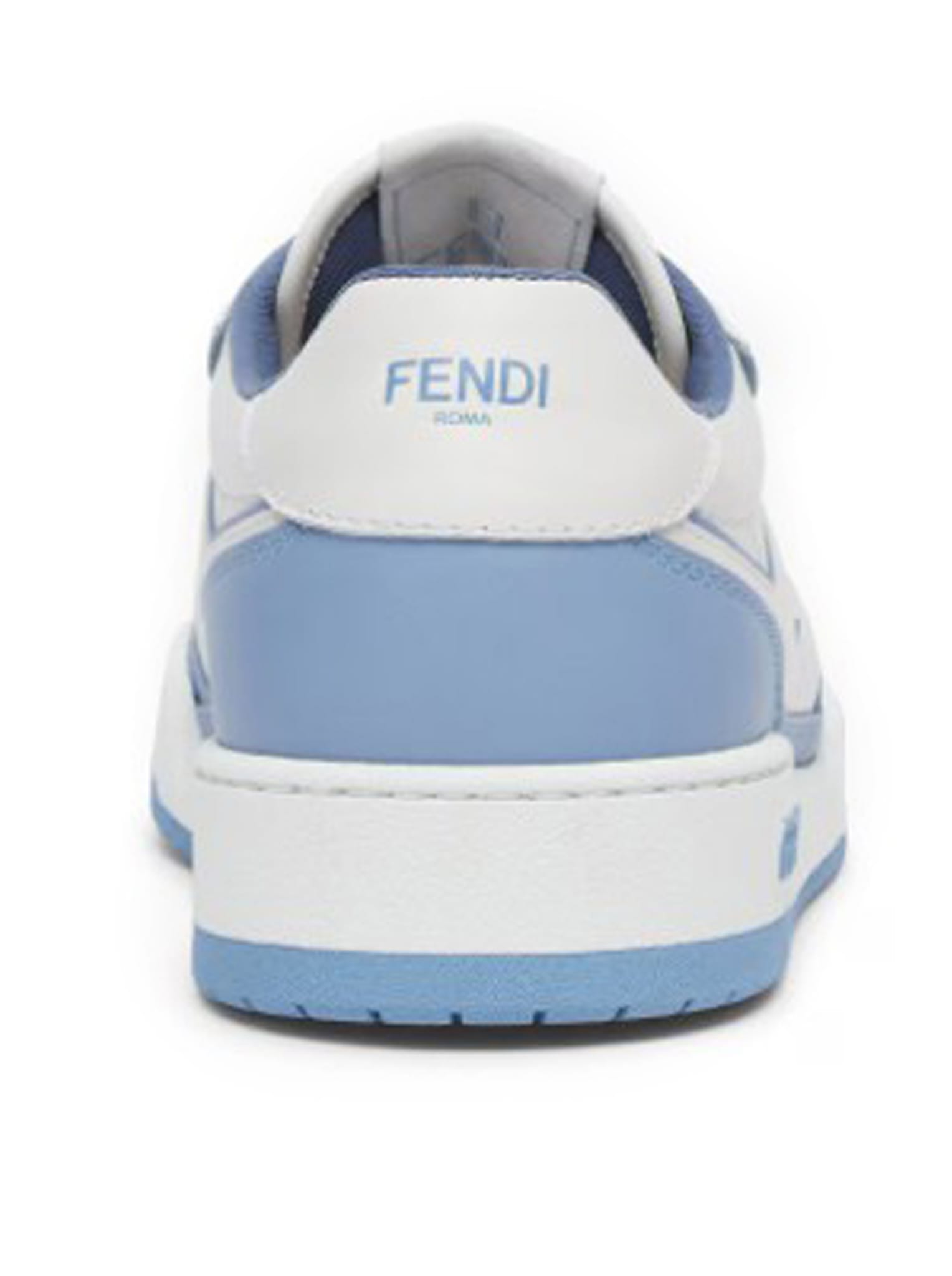 Shop Fendi Match Sneakers In Oie Sky White