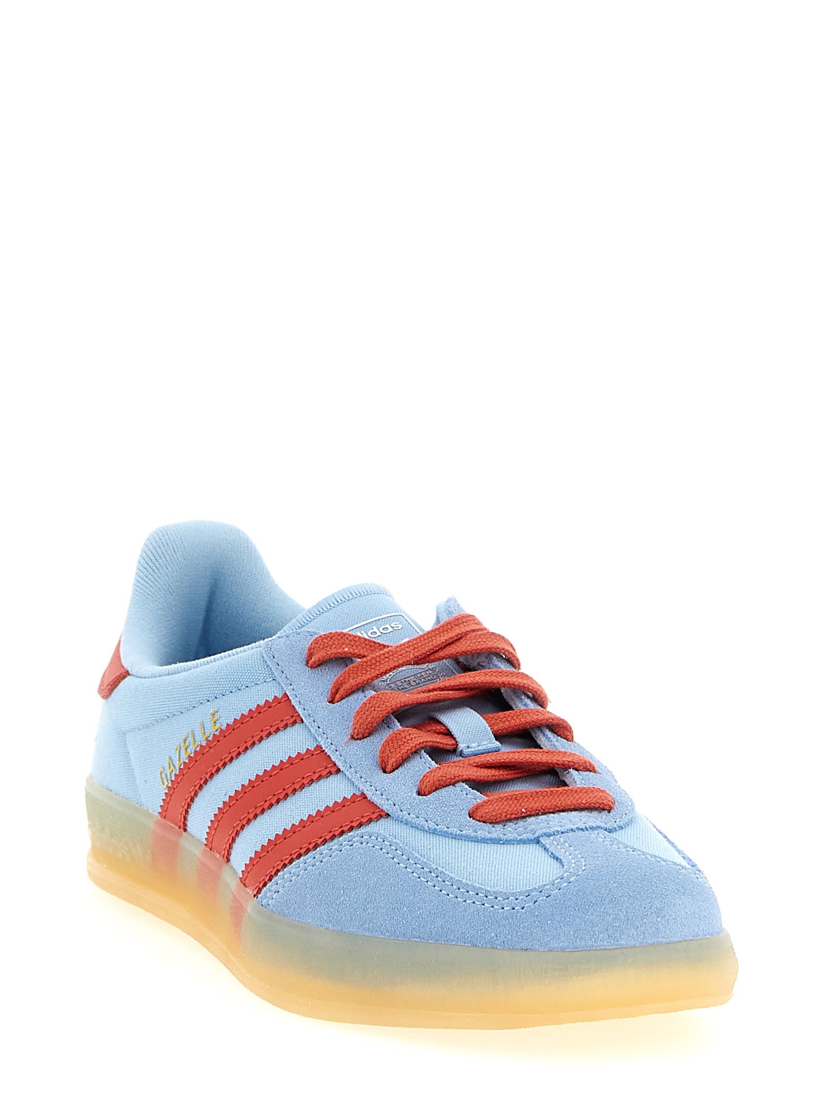 Adidas Originals Gazelle Indoor Sneakers In Blue