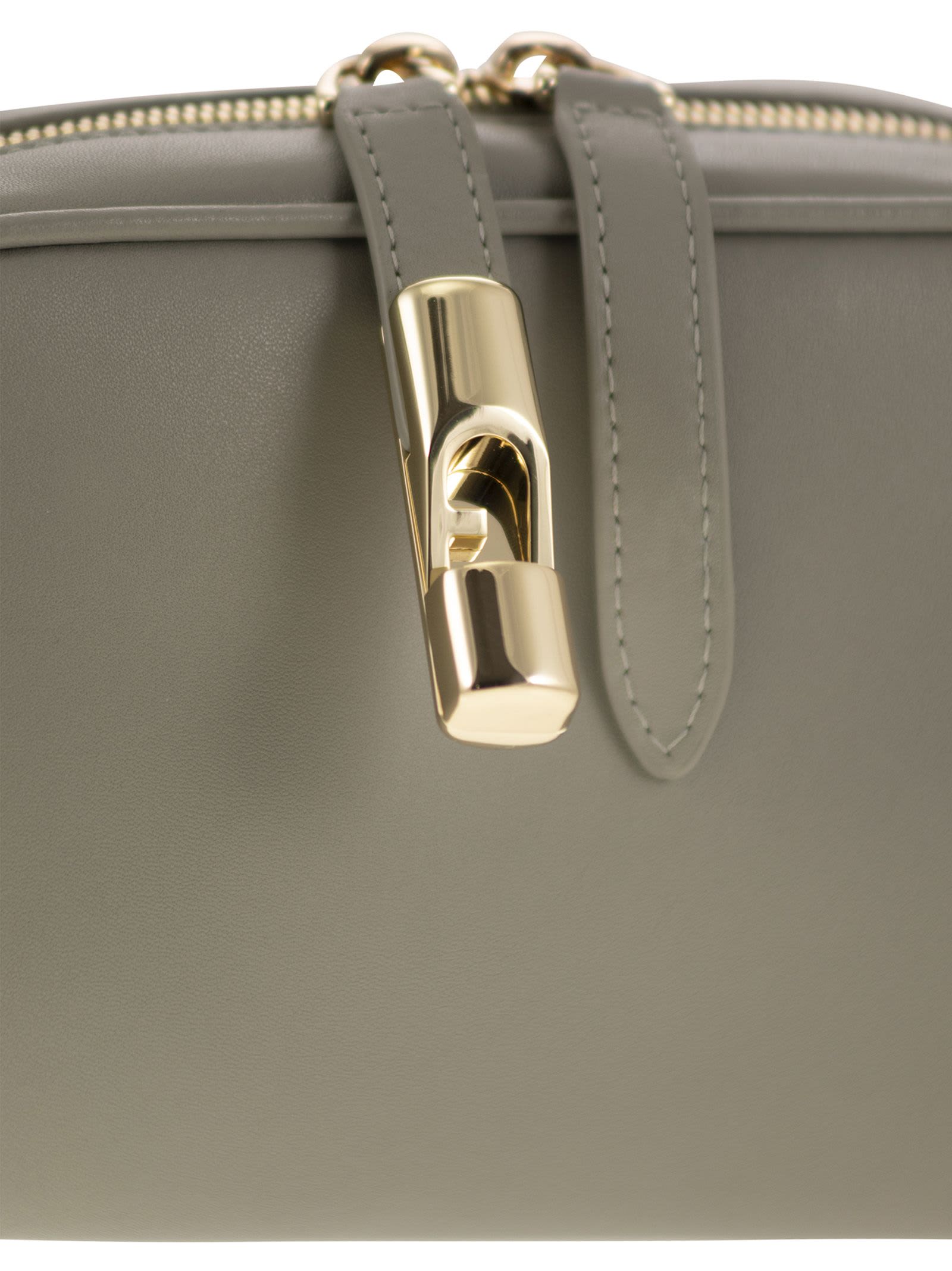 Shop Furla Goccia Cross Body Bag In Turtledove