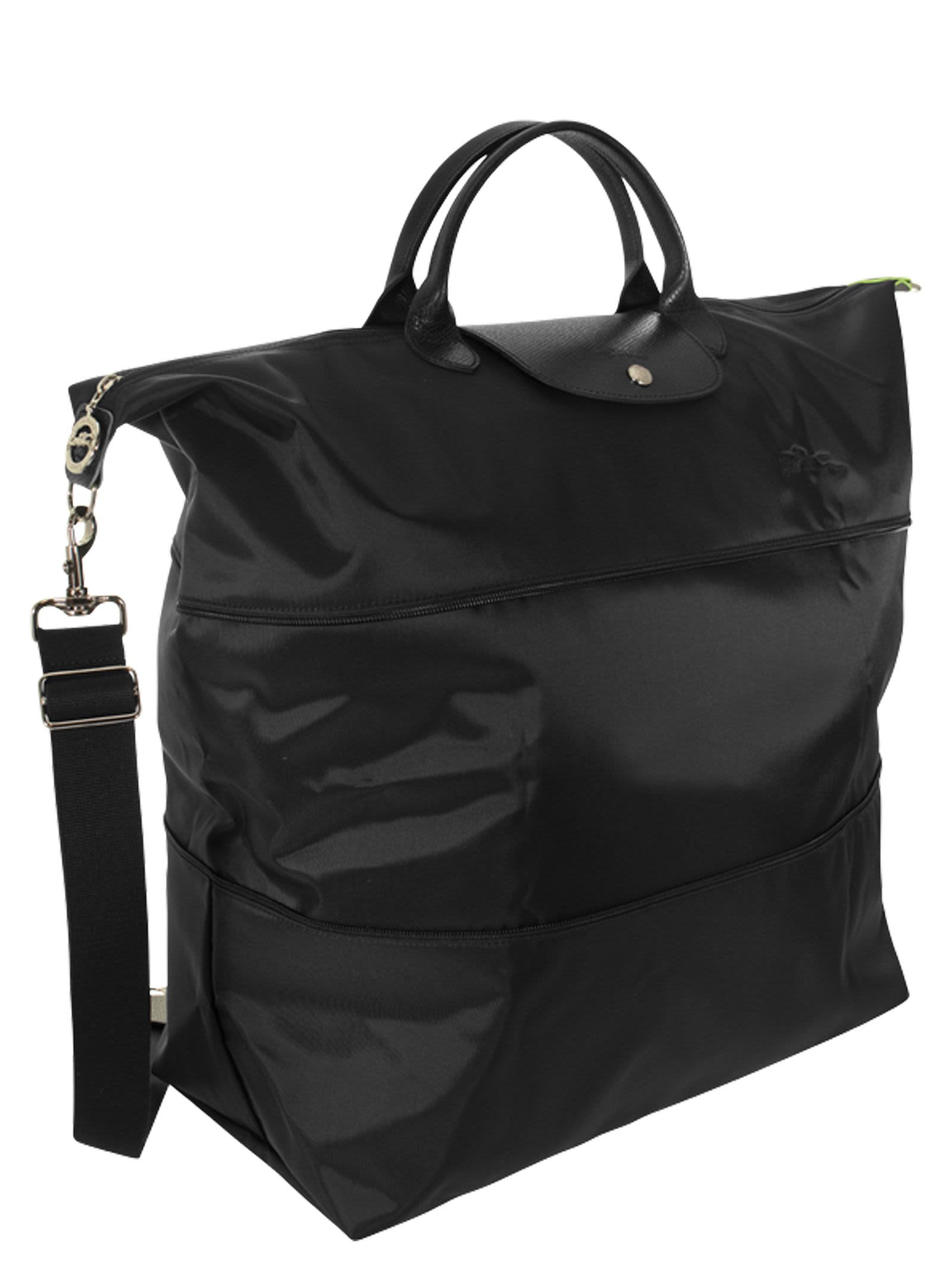 Le Pliage Green Travel bag expandable Black - Recycled canvas (L1911919001)