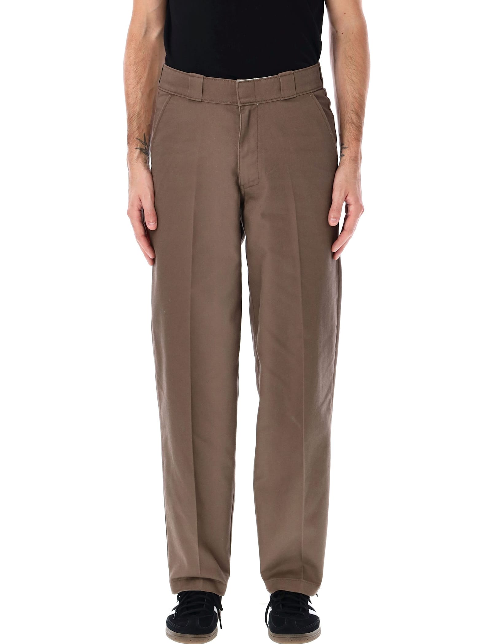 Shop Dickies Loose Multipocket Workpant In Brown