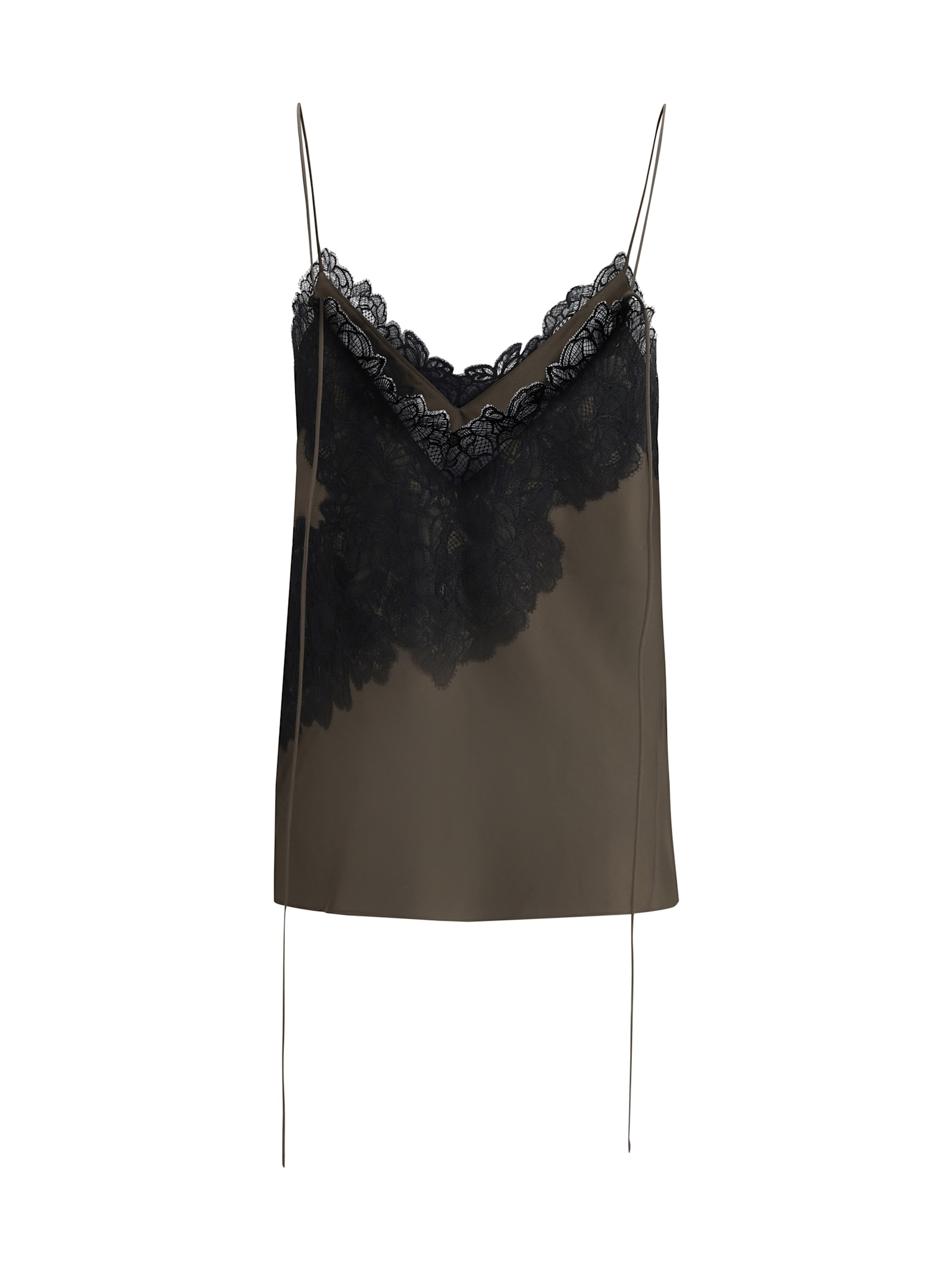 Shop Rohe Silk And Lace Top