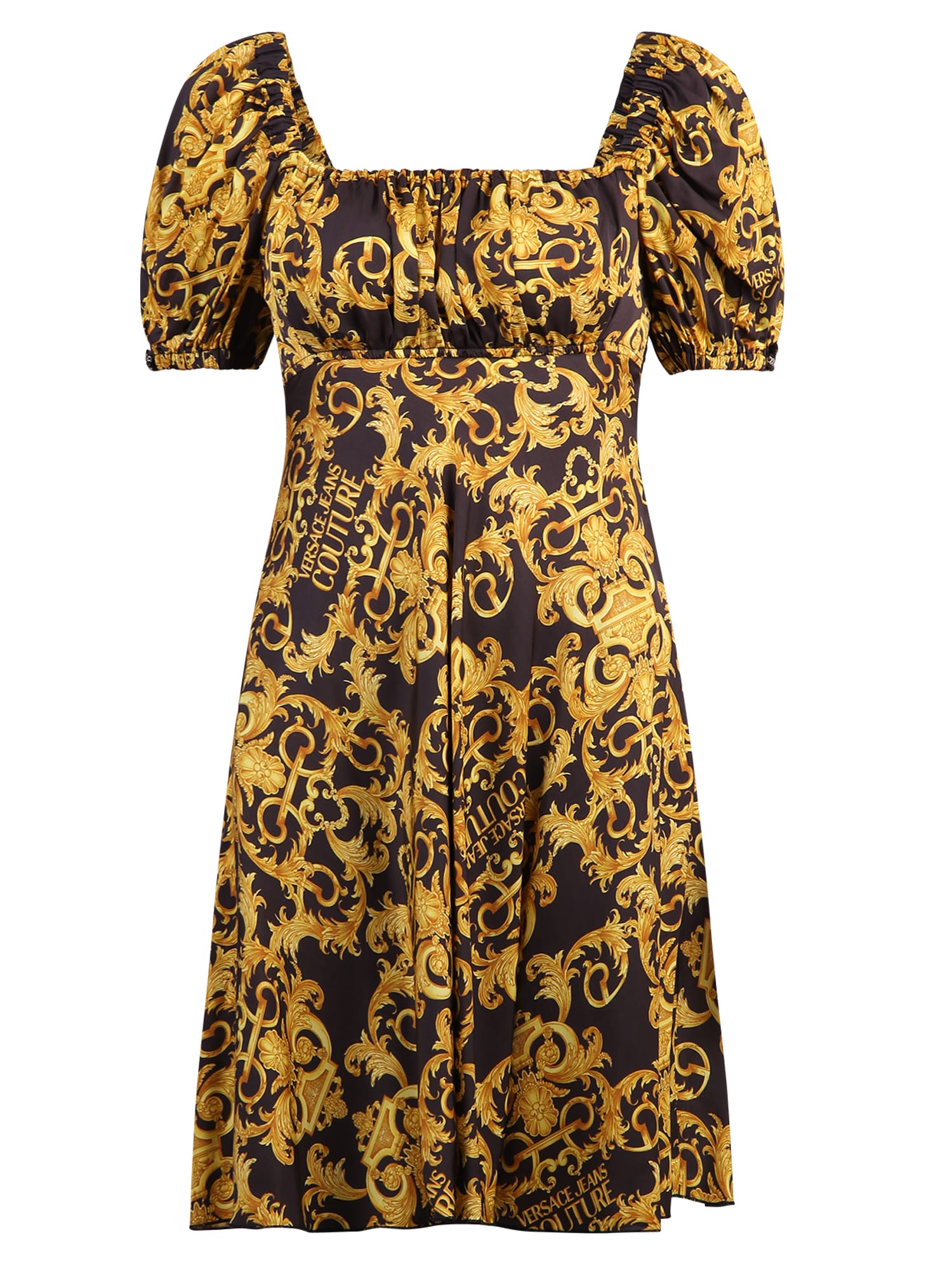 Photo of  Versace Jeans Couture Printed Dress- shop Versace Jeans Couture Dresses online sales