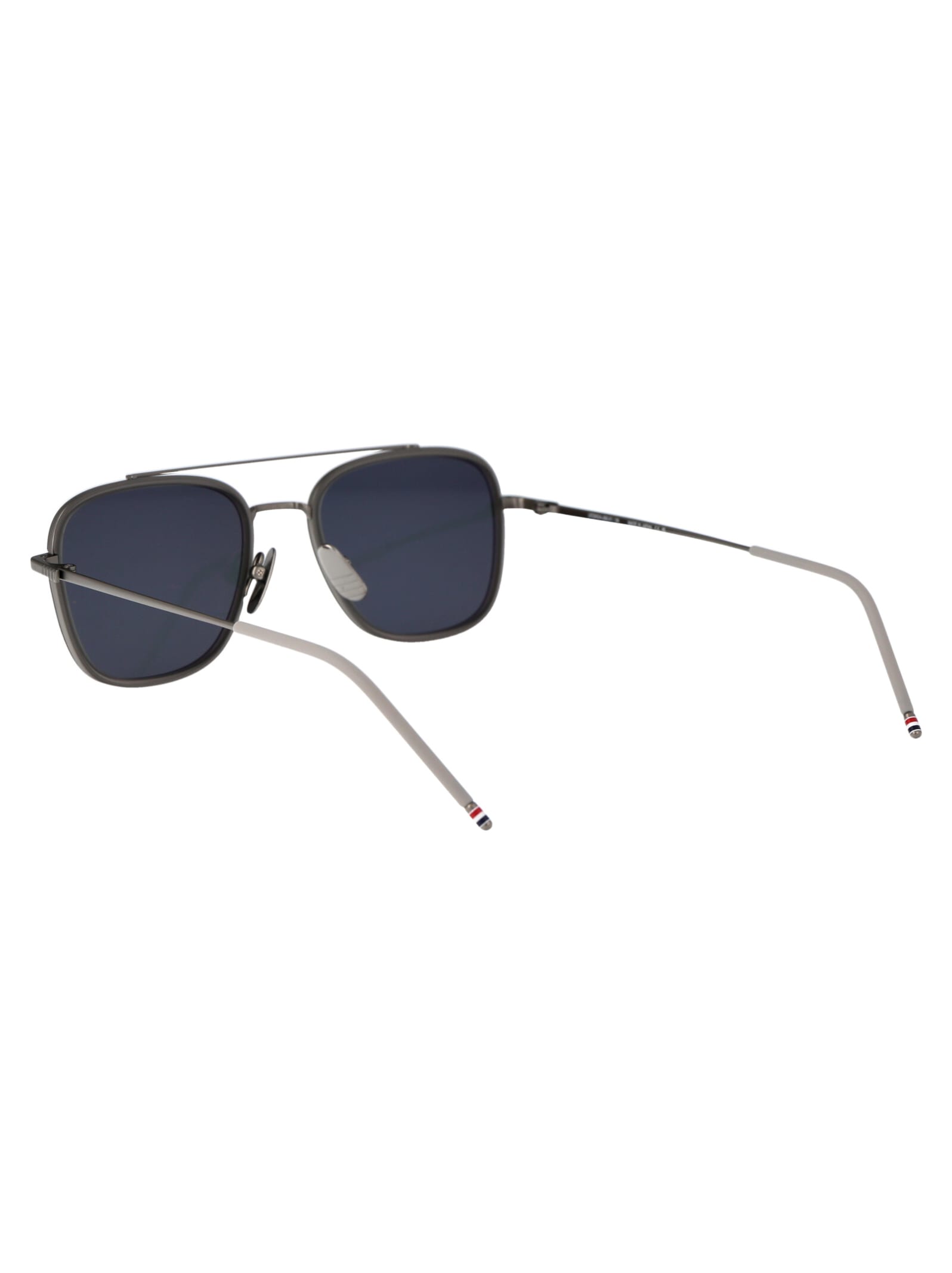 Shop Thom Browne Ues800a-g0003-060-51 Sunglasses In 060 Light Grey