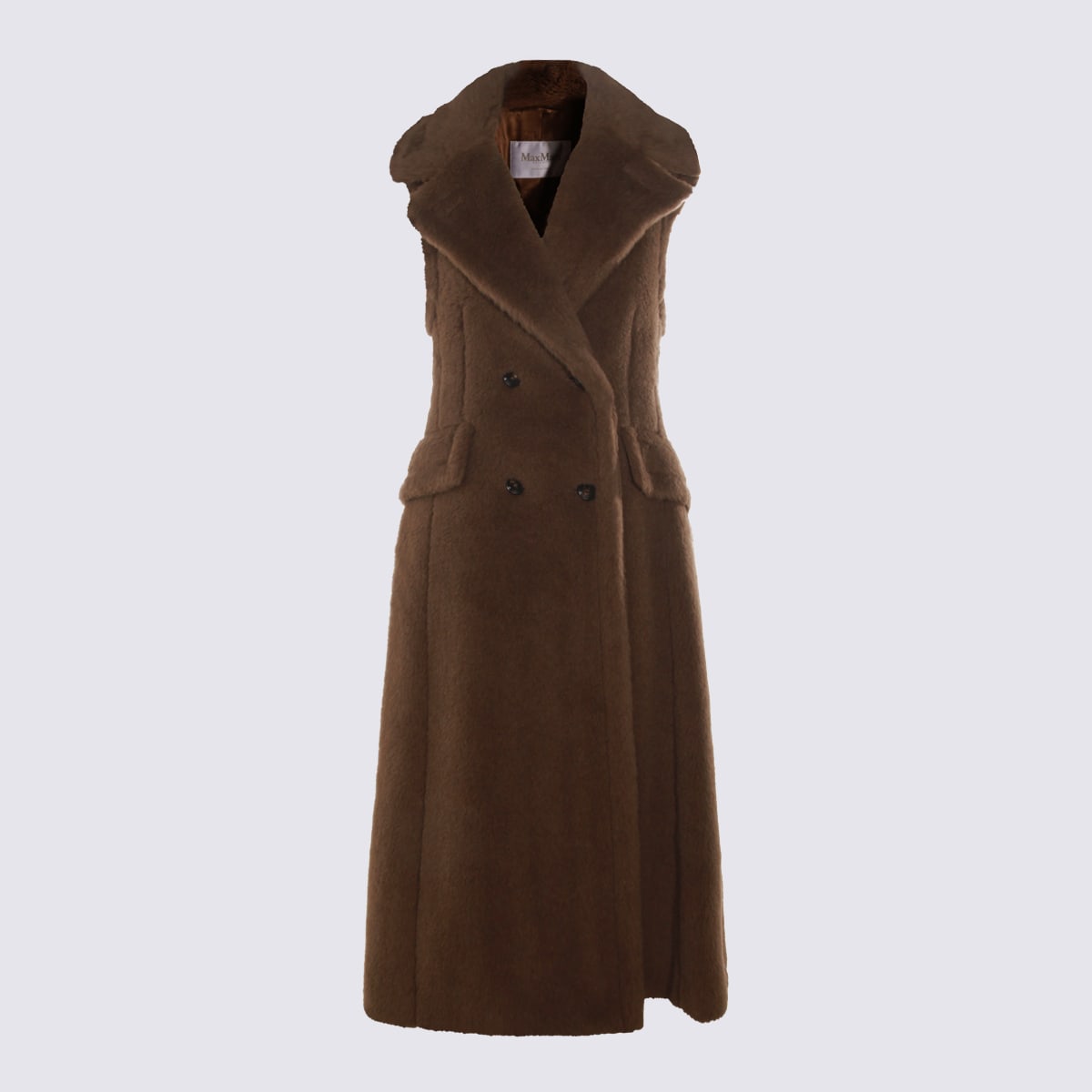 Max Mara Brown Wool Boario1234 Coat