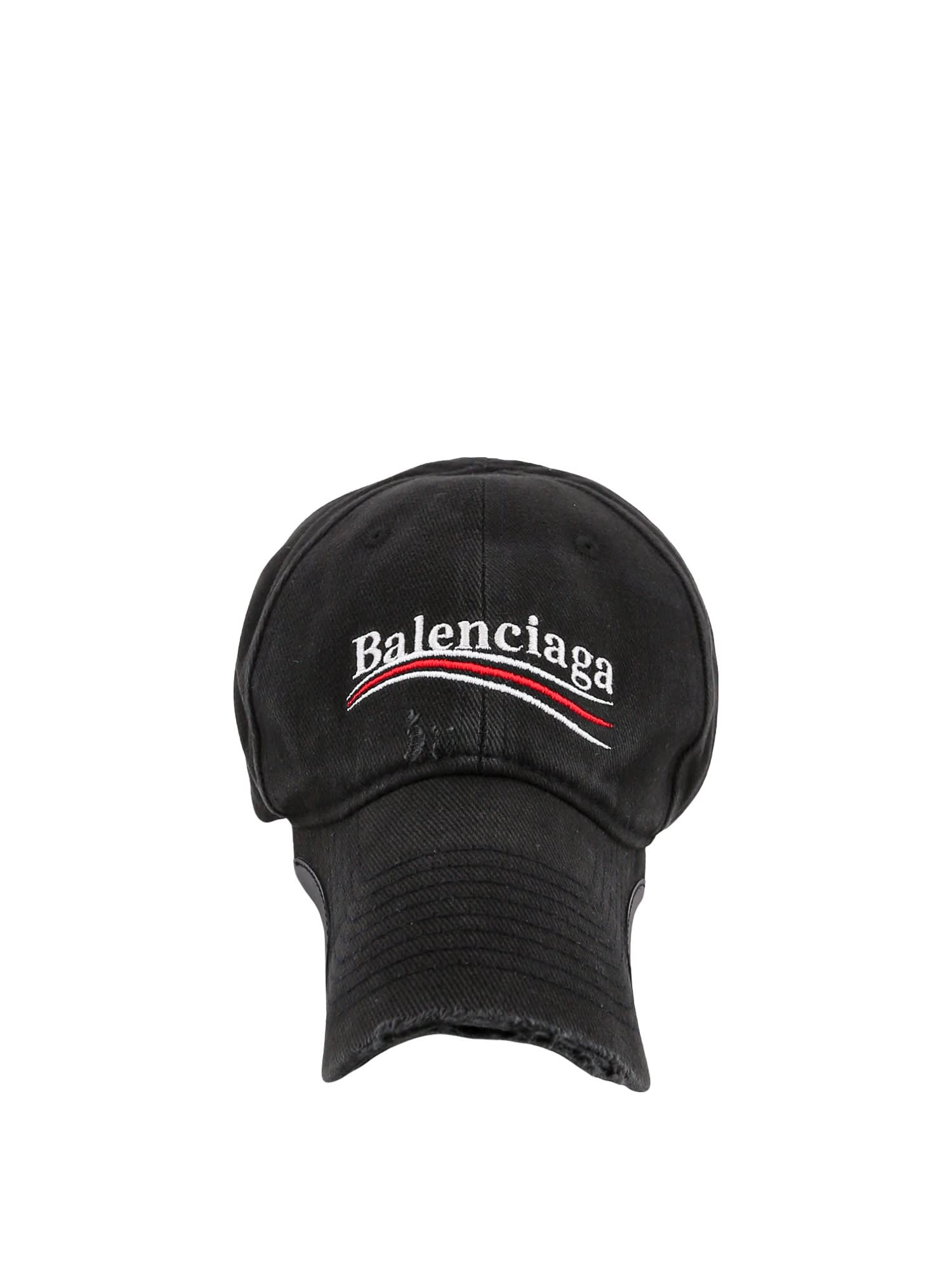 Balenciaga Political Campaign Cap In Black