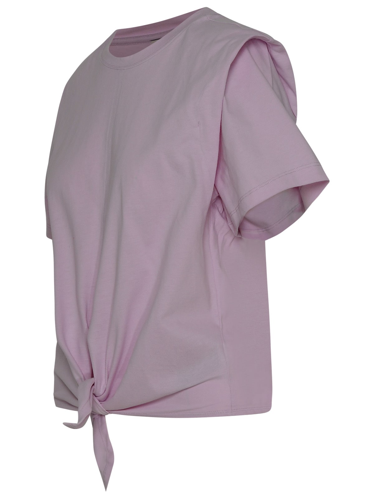 Shop Isabel Marant Zelikia Rose Cotton T-shirt In Lk Light Pink