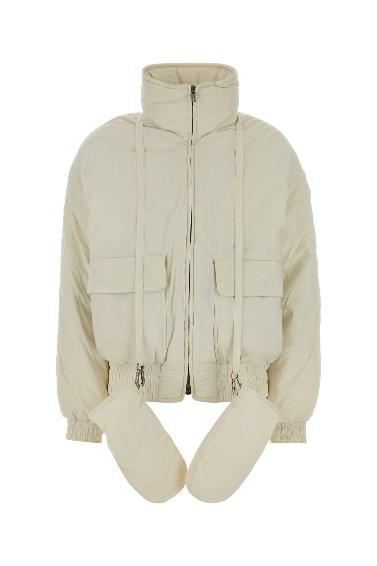 Golden Goose Ivory Nylon Padded Jacket