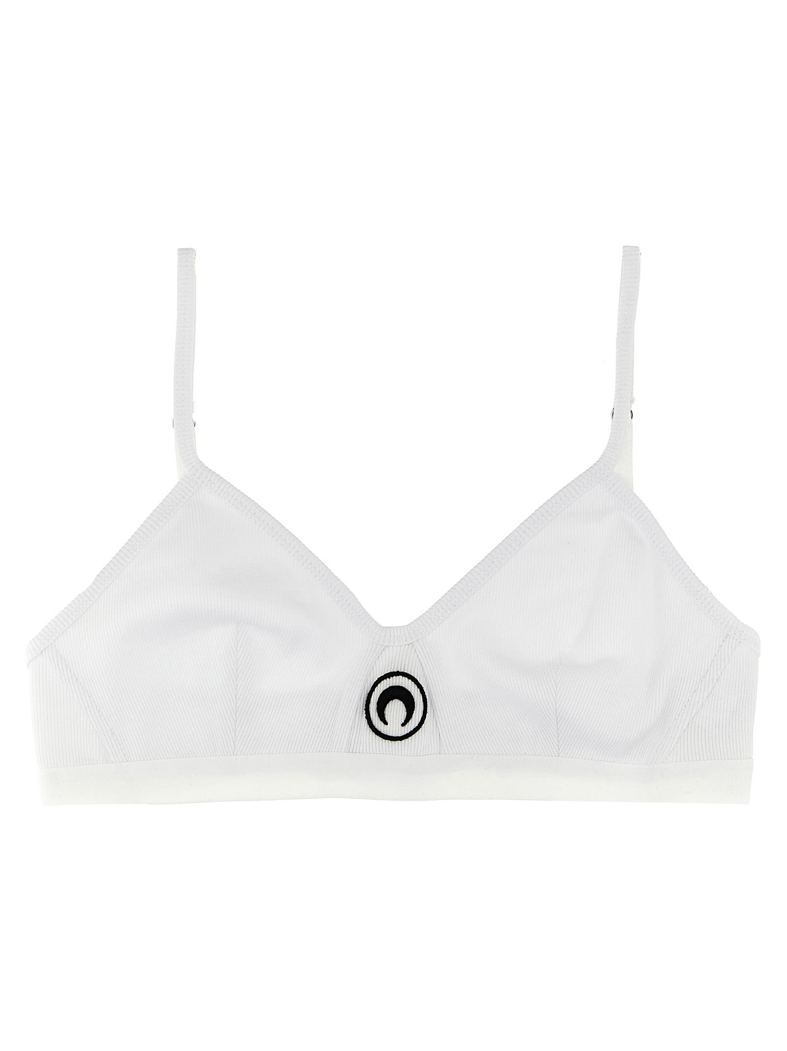 Bra With Embroidered Logo