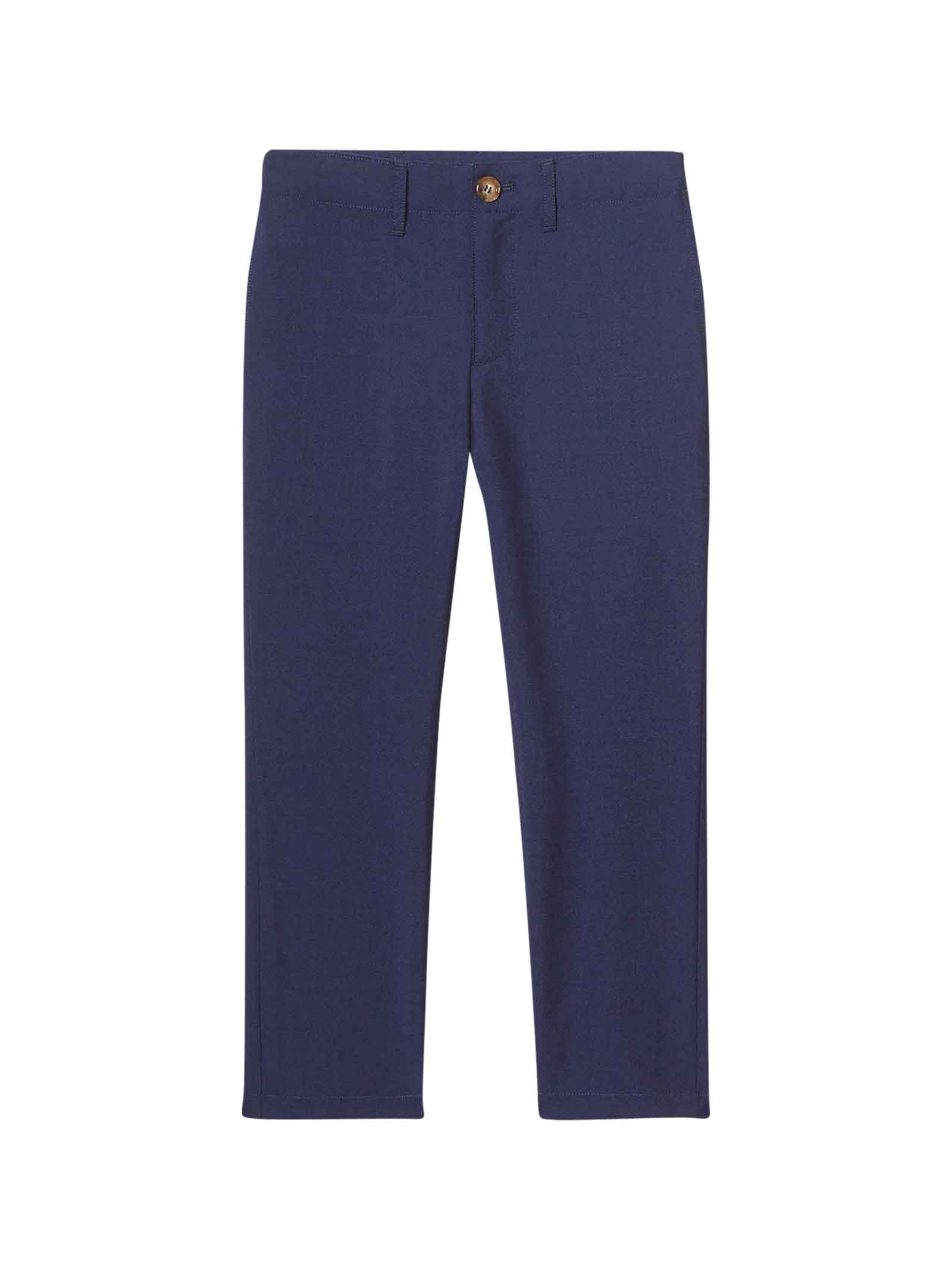 BURBERRY BLUE TROUSERS,11254996