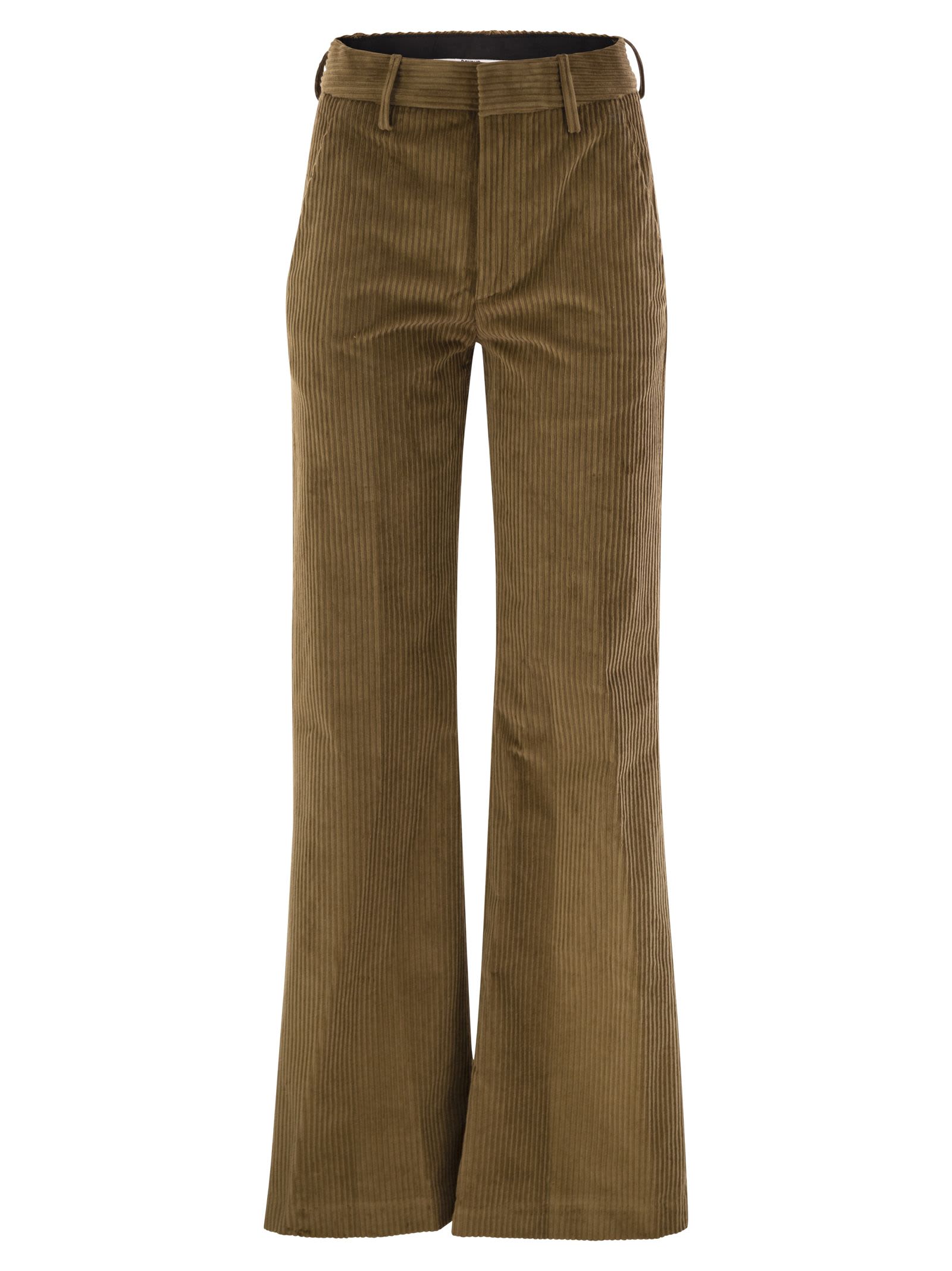dondup janice - wide corduroy trousers